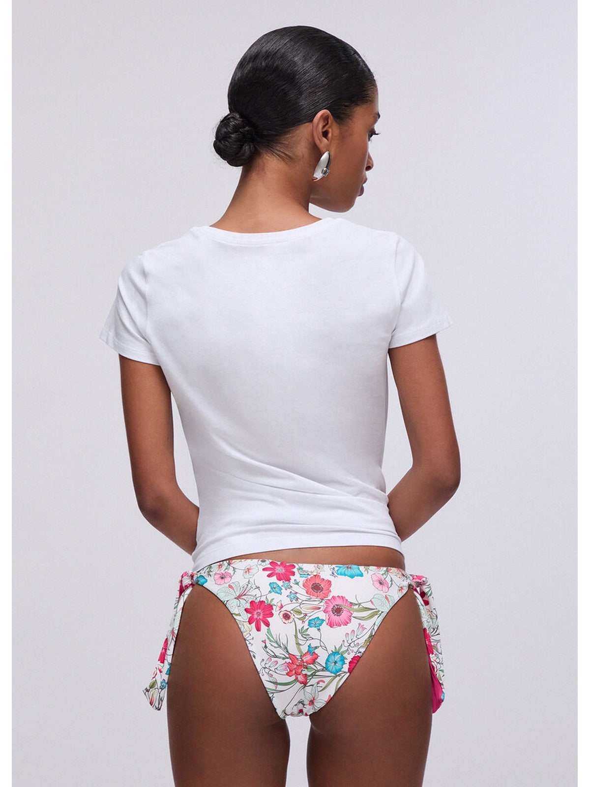 LIU JO BEACHWEAR T-shirt Donna  VA6171JS003 T9550 Bianco/degrade gioboutiqueweb