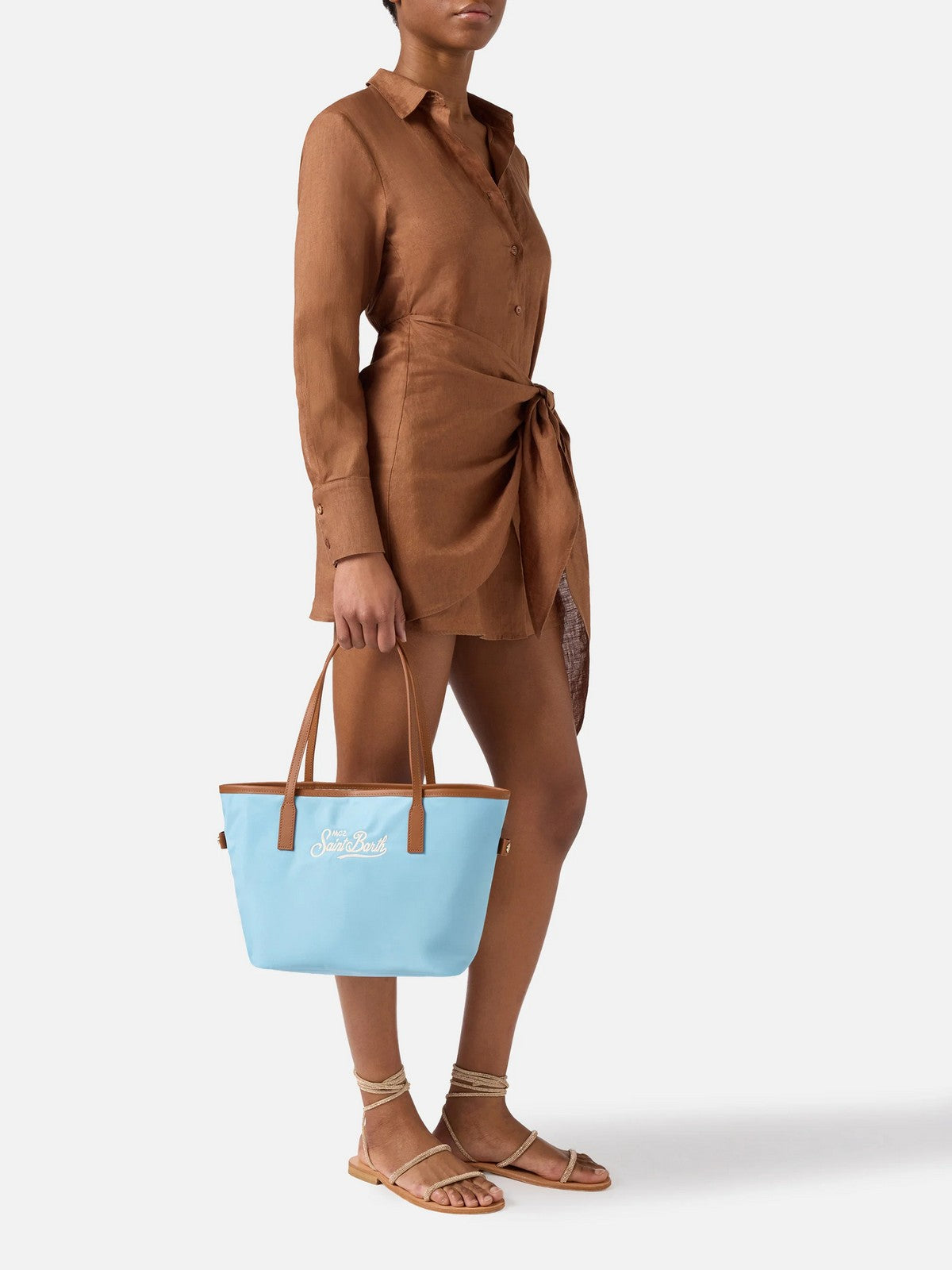 MC2 SAINT BARTH Borsa Donna  CITY BAG MID NYLON 01821L 3118 EMB