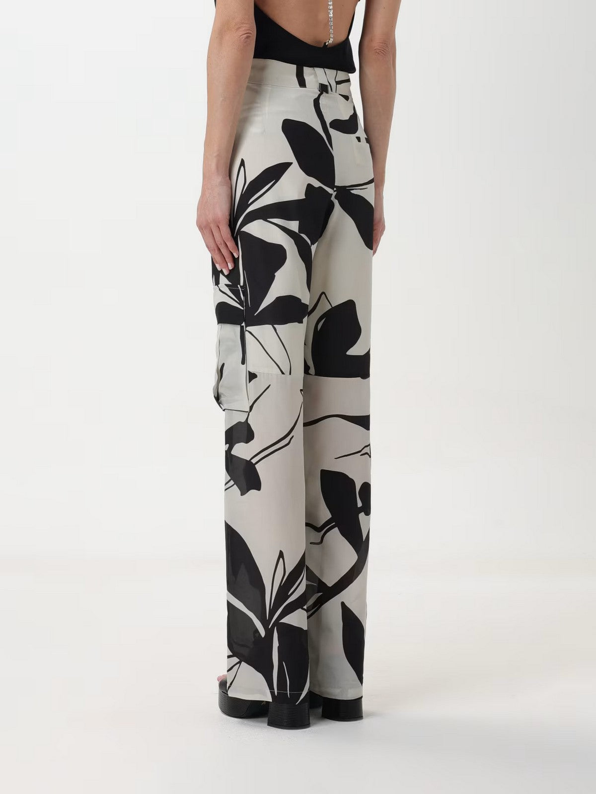LIU JO BLACK Pantalone Donna  CA4197T3598 N9027 Bianco gioboutiqueweb