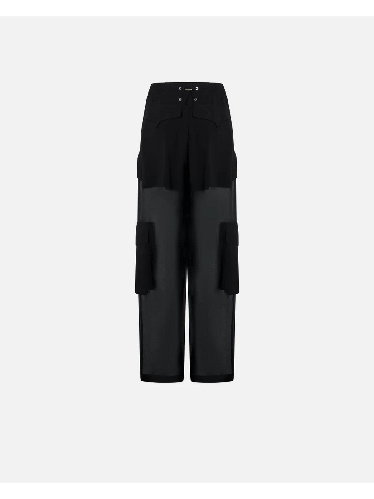 PINKO Pantalone Donna SOTTOCASA PANTALONE GEORGETTE 104751-A21F Z99 Nero gioboutiqueweb