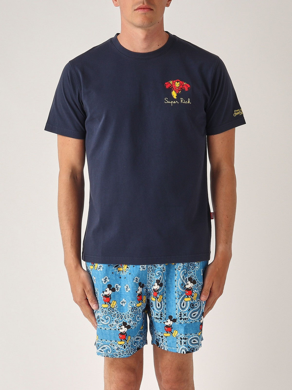 MC2 SAINT BARTH T-shirt Uomo  TSHIRT MAN 04965H IRON MAN FERRO 61 EMB gioboutiqueweb
