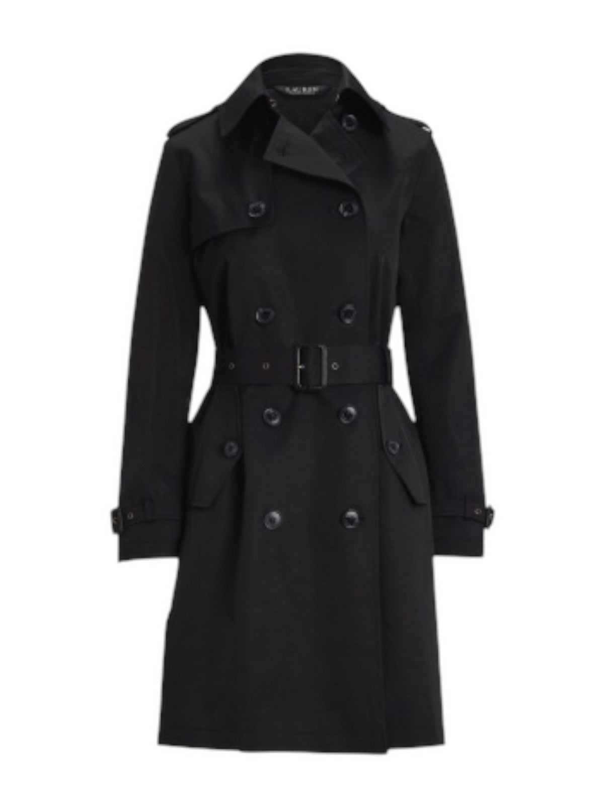 LAUREN RALPH LAUREN Trench Donna DB BLT RN38 297967122 001 BLACK gioboutiqueweb