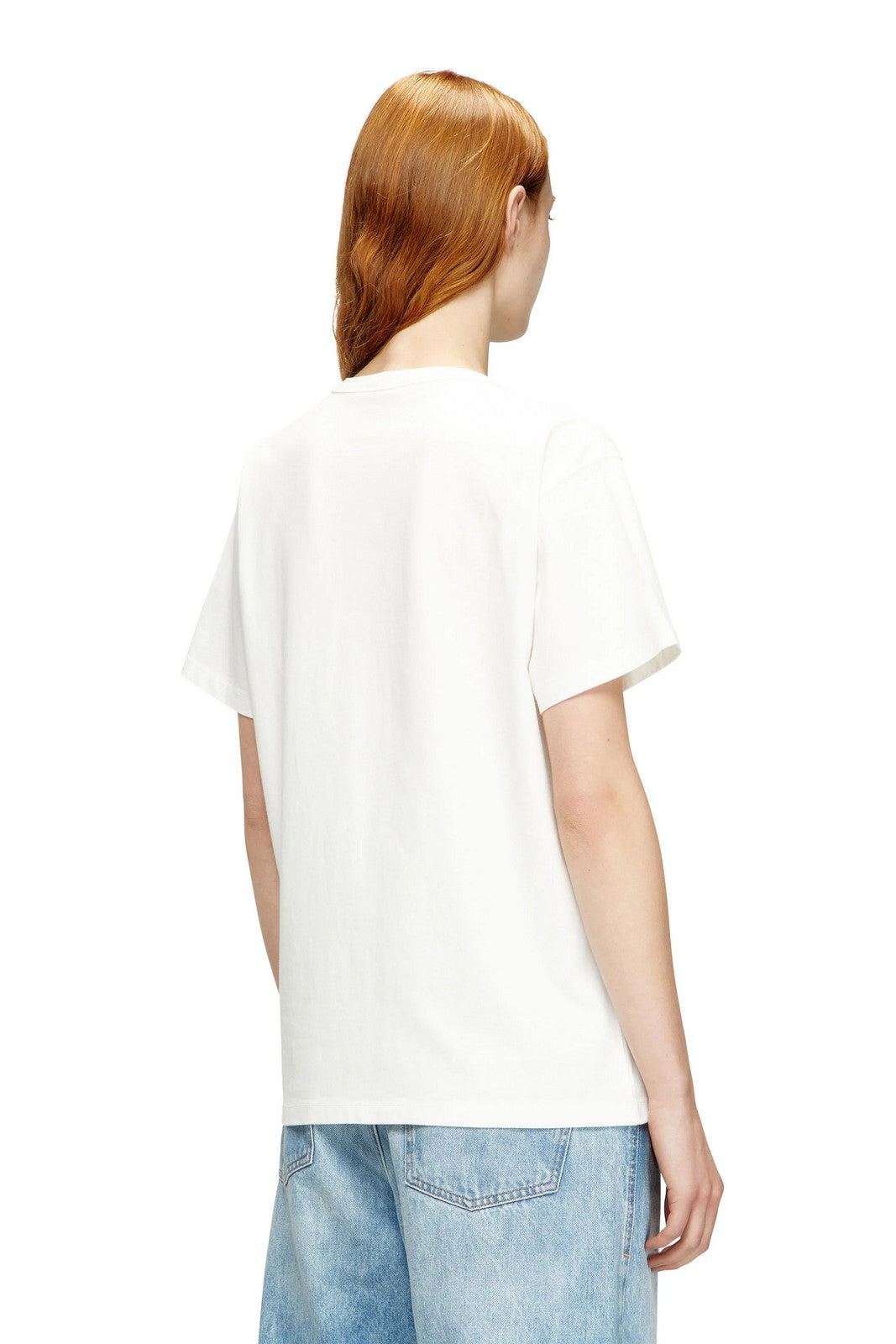 T-shirt damski DIESEL T-NORMY-OD-S1 T-SHIRT A20399 0JMBB 141 104 - OFF/WHITE