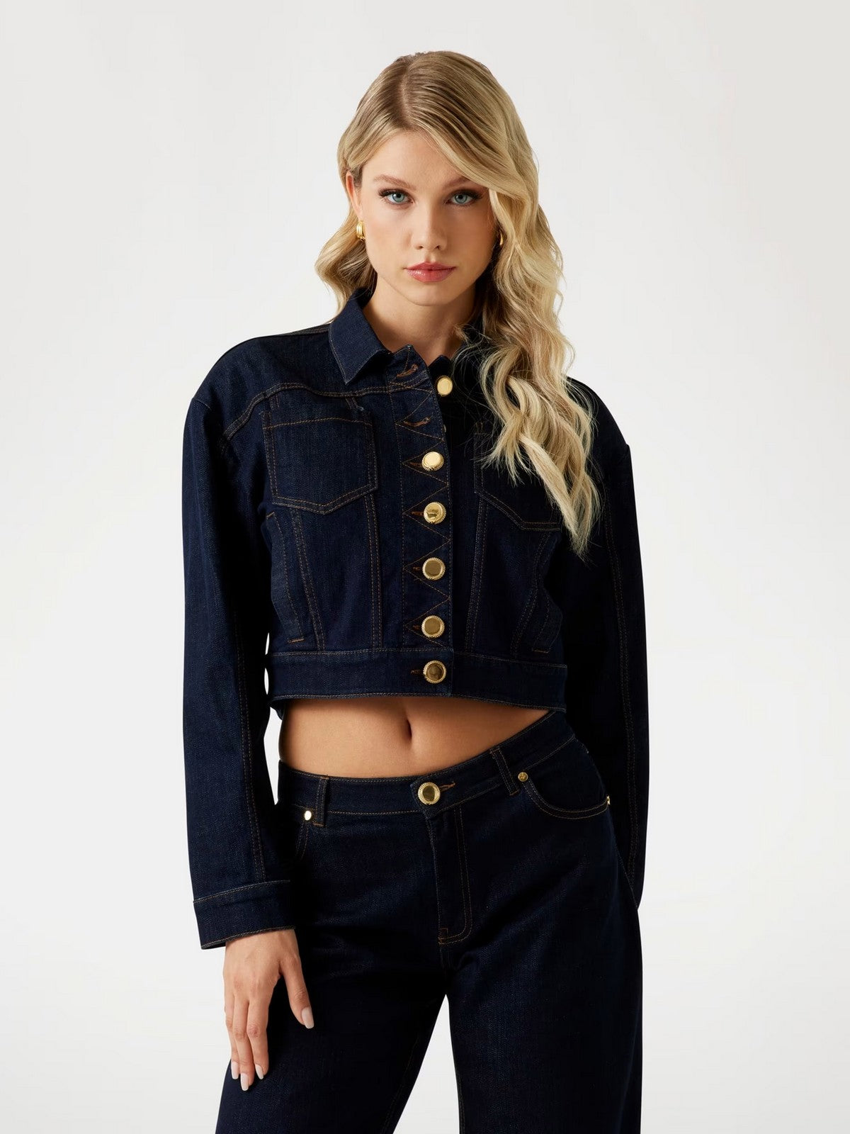 MARCIANO Giubbino Donna KYLIE DENIM JACKET 5YGN10 7347A RISW RINSE