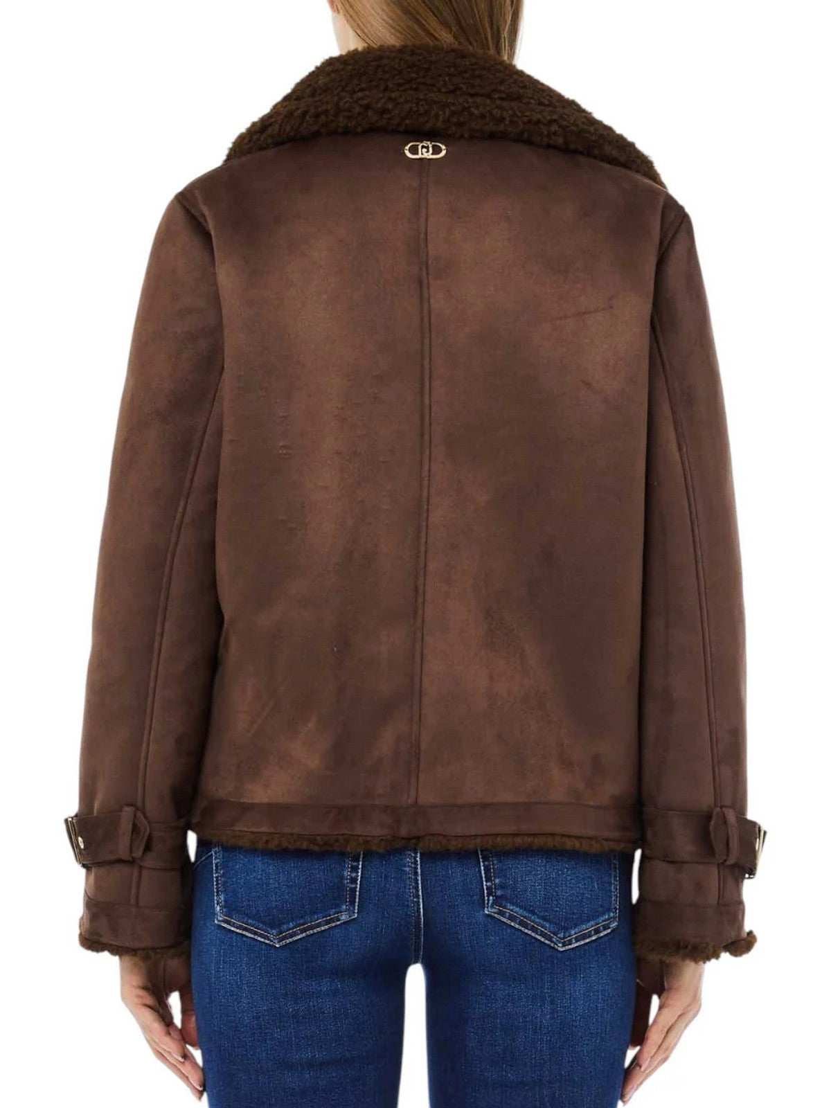 LIU JO WHITE Giubbino Donna  MF5334E0911 90915 CIOCCOLATO gioboutiqueweb