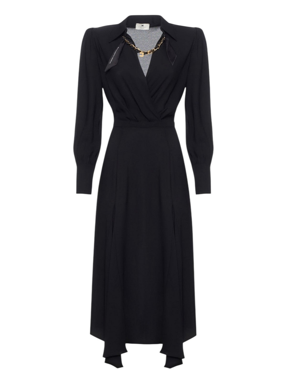 ELISABETTA FRANCHI Abito Donna  AB86352E2-110 NERO gioboutiqueweb
