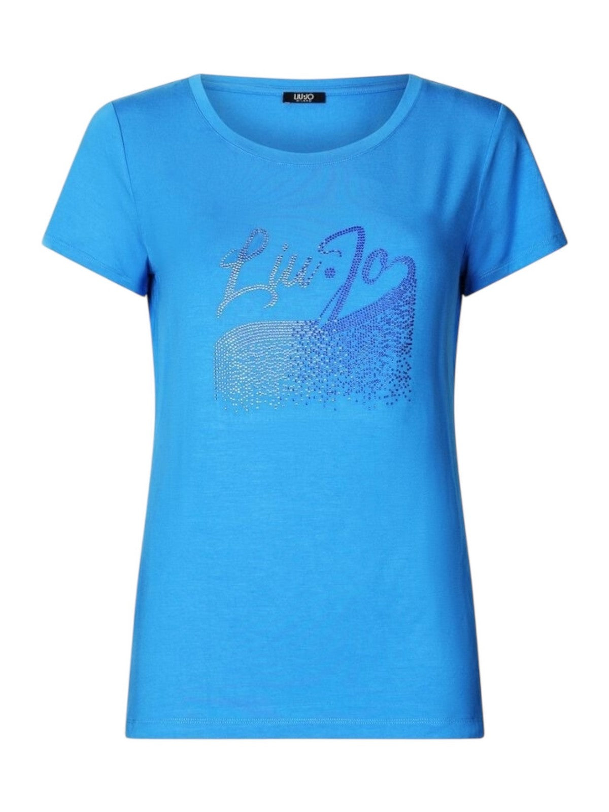 LIU JO BEACHWEAR T-shirt Donna  VA5157JS360 M9205 Blue moon/cascata gioboutiqueweb
