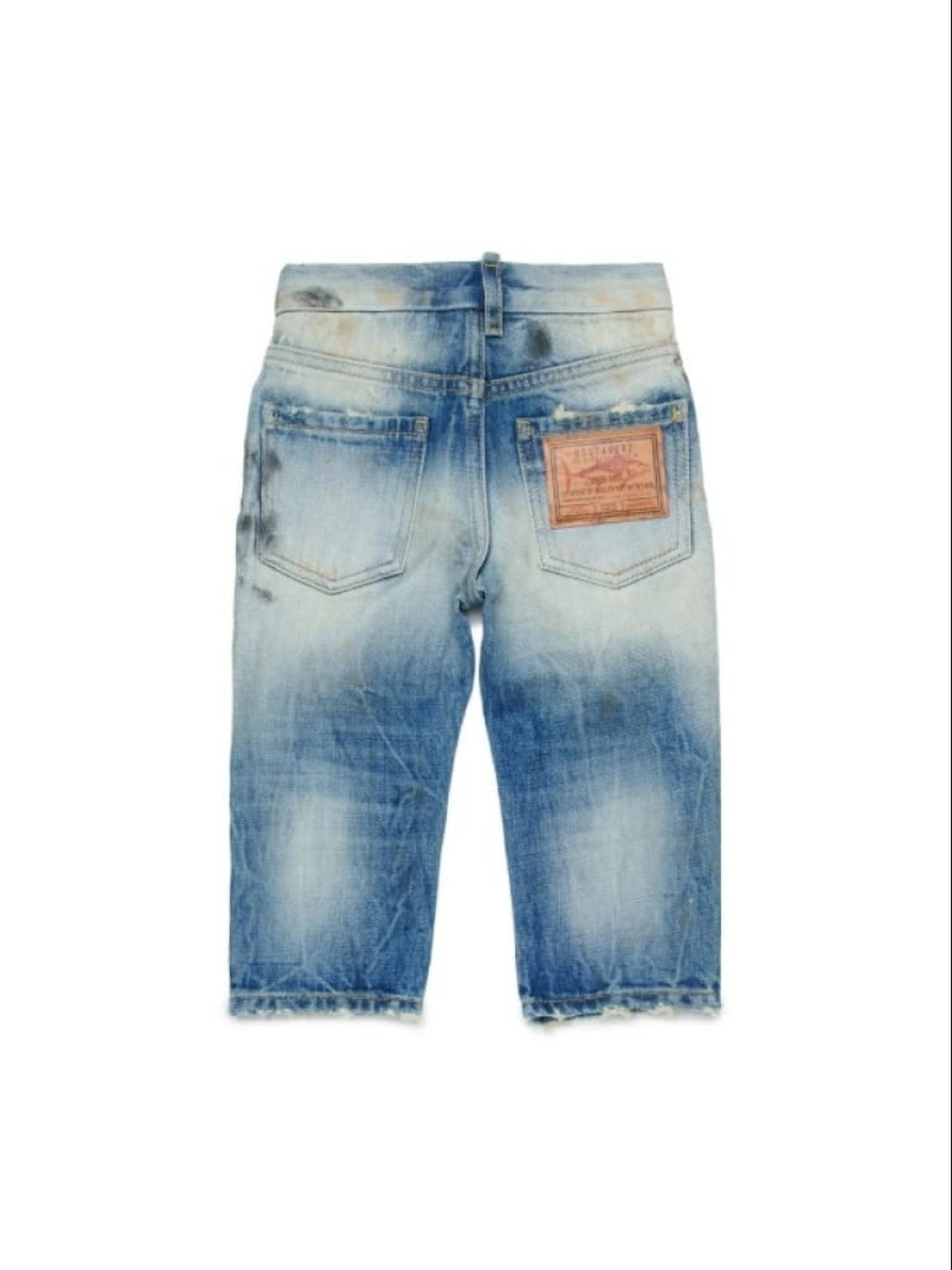 DSQUARED2 KIDS Jeans Unisex bambino  DQ3087 D0AFZ DQ01 BLUE DENIM