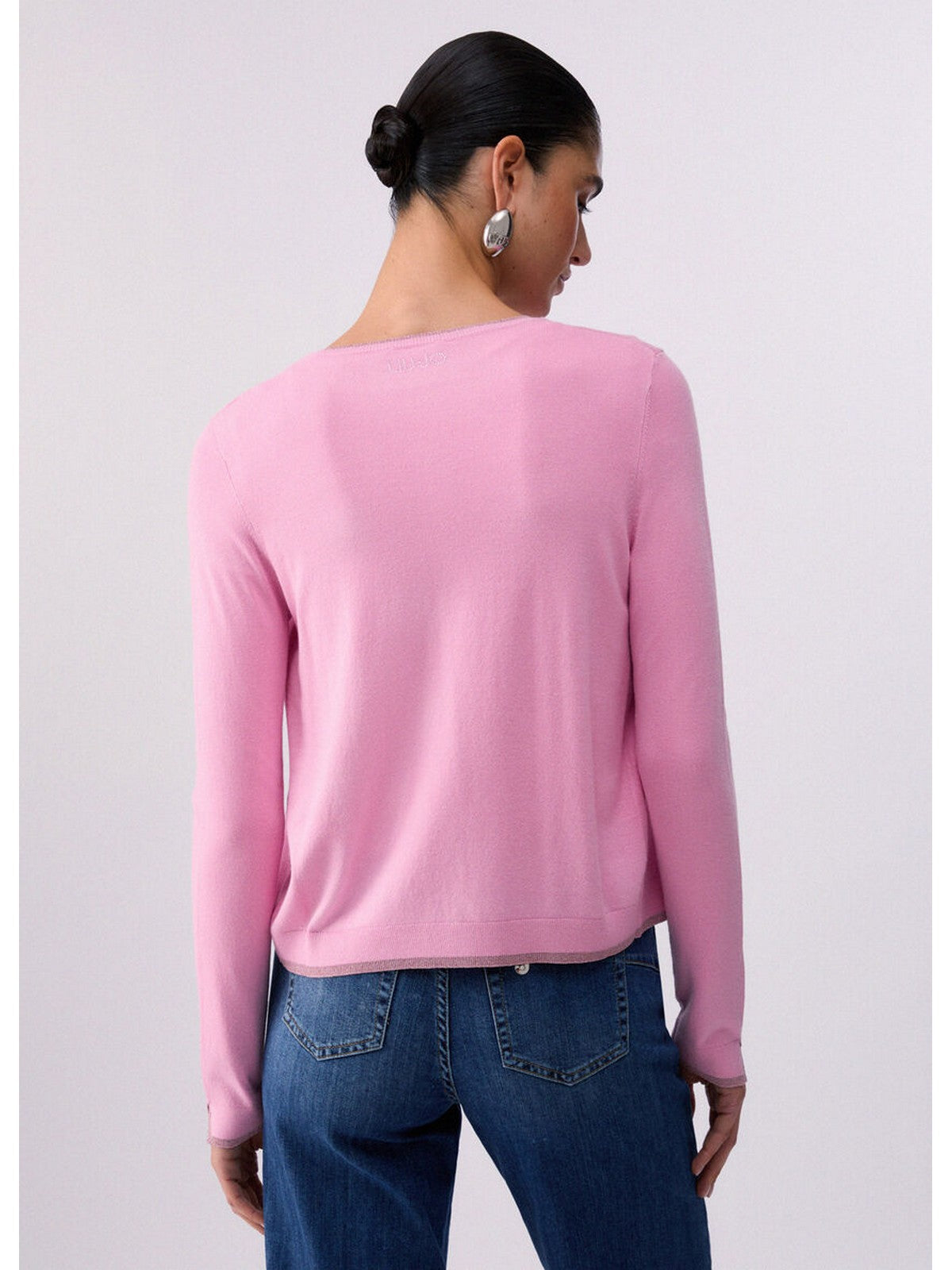 LIU JO WHITE Cardigan Donna  WA6280MS49I 52215 PEACHES gioboutiqueweb