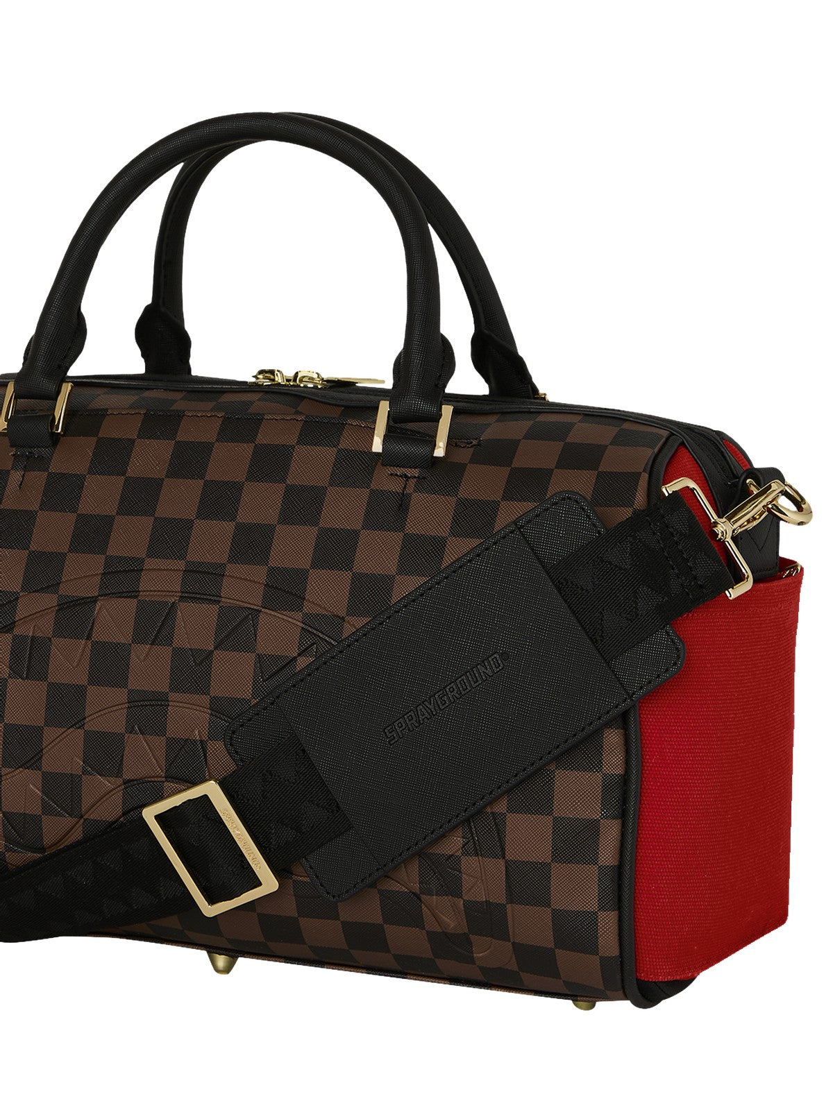 SPRAYGROUND Borsa Unisex adulto RED REDEMPTION MINI DUFFLE 910D8898NSZ Marrone gioboutiqueweb