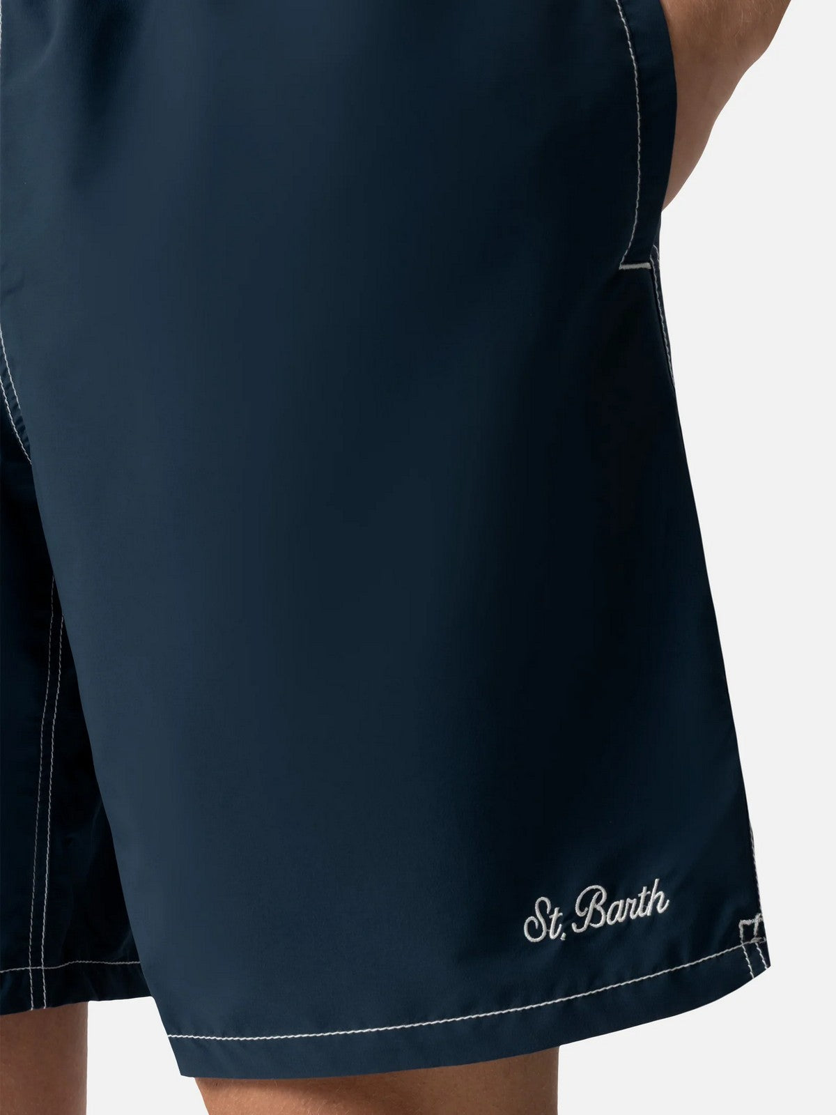 MC2 SAINT BARTH Costume da bagno Uomo  PATMOS LONG 00203H Blu gioboutiqueweb