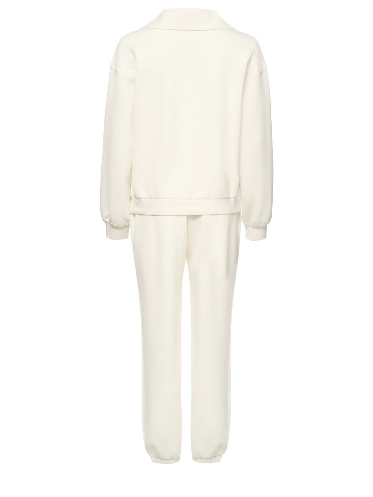 LIU JO SPORT Tuta Donna  TA6223JS869 10105 White milk gioboutiqueweb