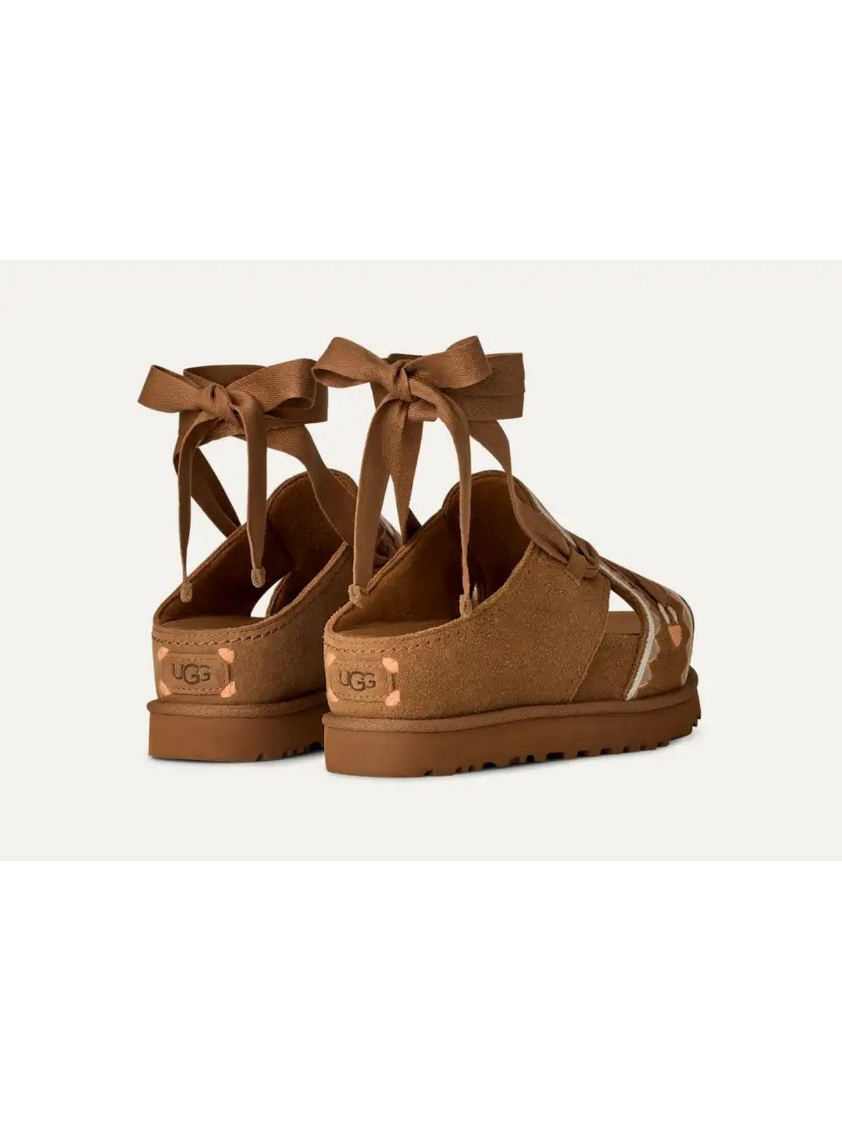 UGG Sandalo Donna W GOLDENSTAR HI ARTISTITCH 1175133 CHMU chestnut multi