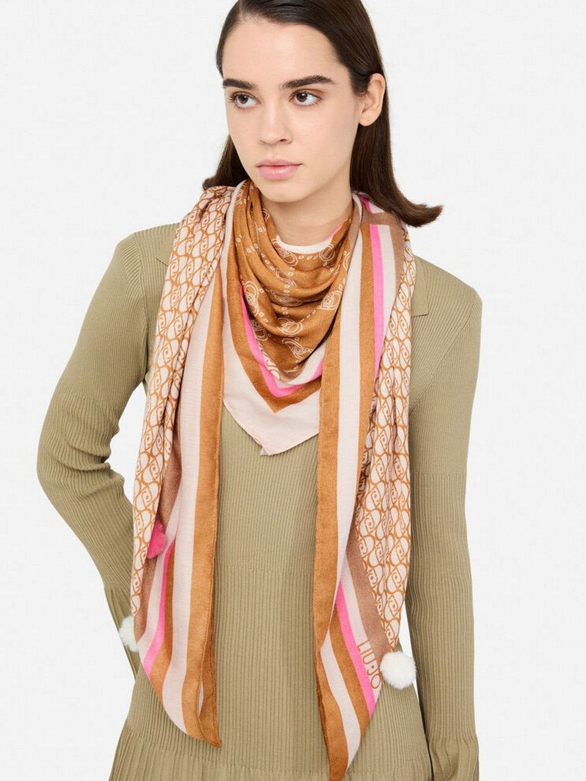 LIU JO SOFT Foulard Donna  2F5070T0300 00005 NATURALE
