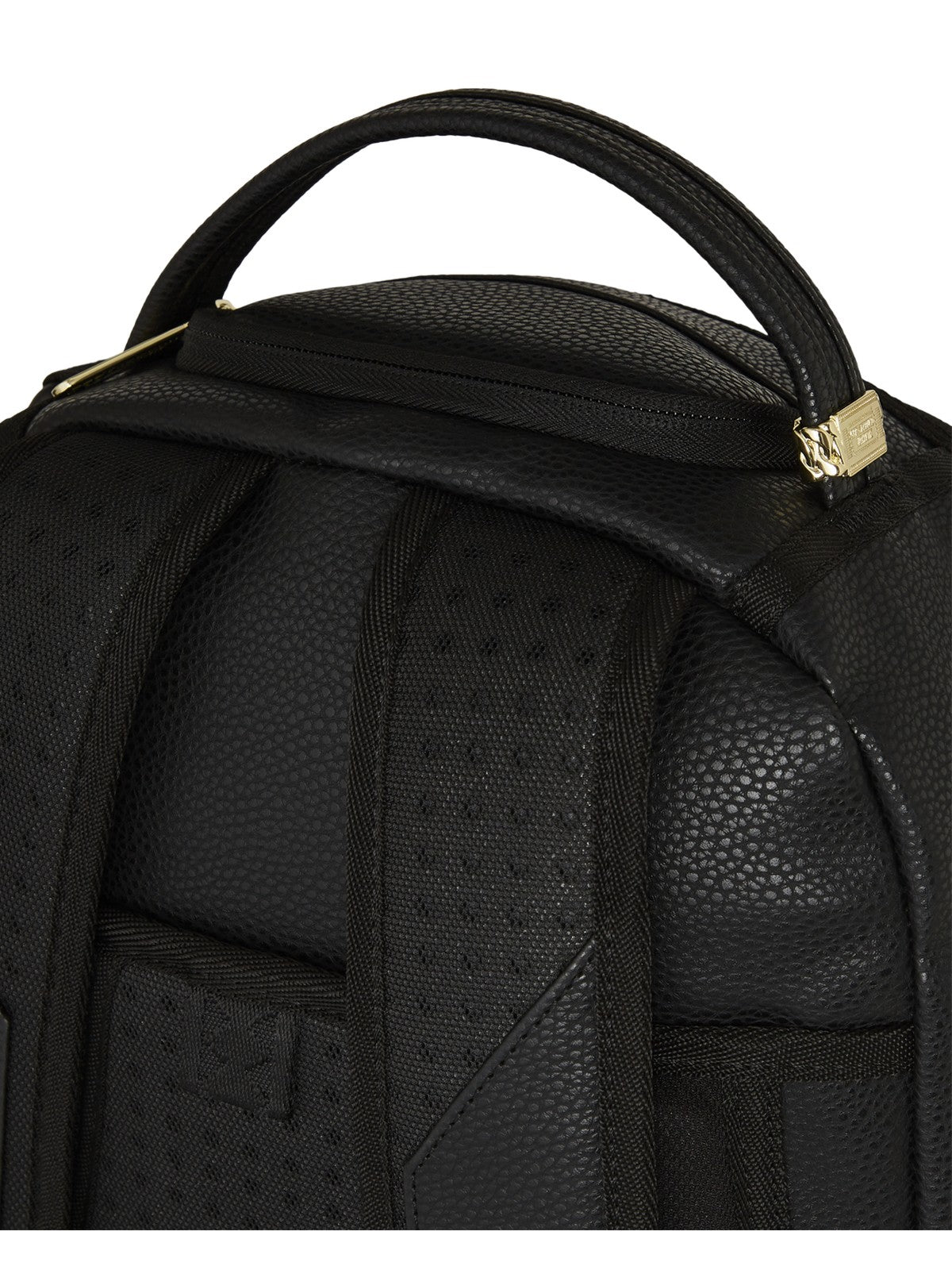 SPRAYGROUND Zaino Uomo SHARK CENTRAL GOLD DLXSV BACKPACK 910B7166NSZ Nero gioboutiqueweb