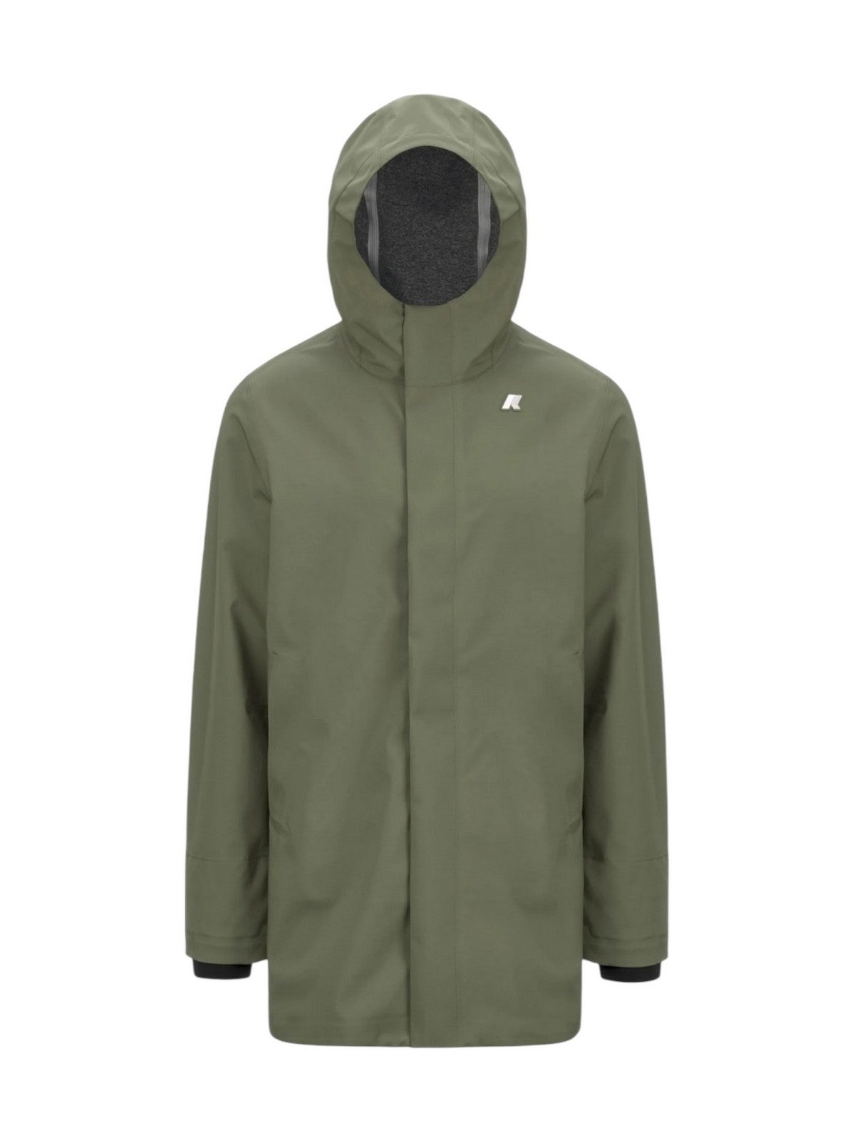 K-WAY Giubbino Uomo Tommy bonded jersey K5126SW V15 Green Lichen