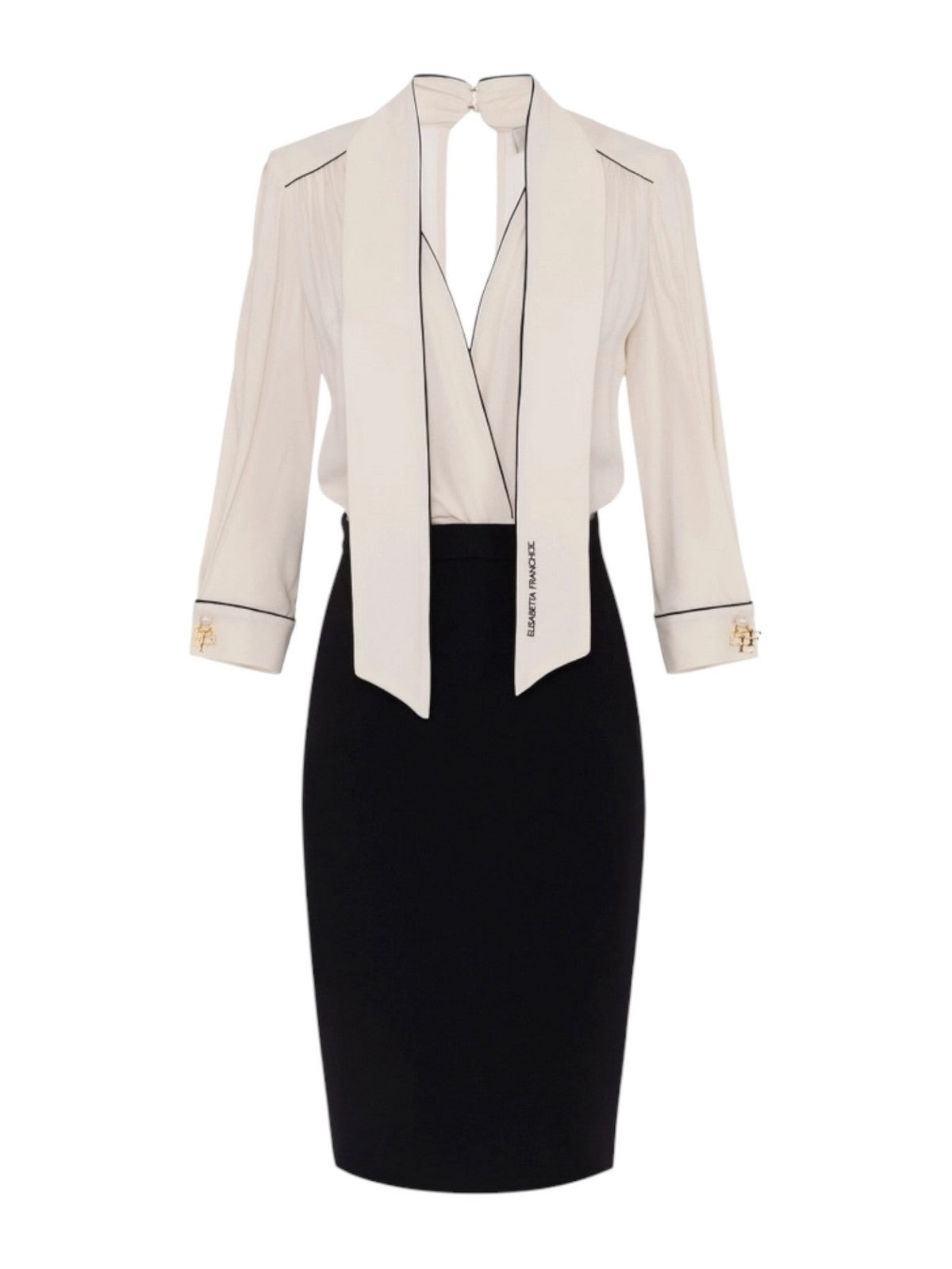 ELISABETTA FRANCHI Abito Donna  AB77151E2-E84 Beige gioboutiqueweb
