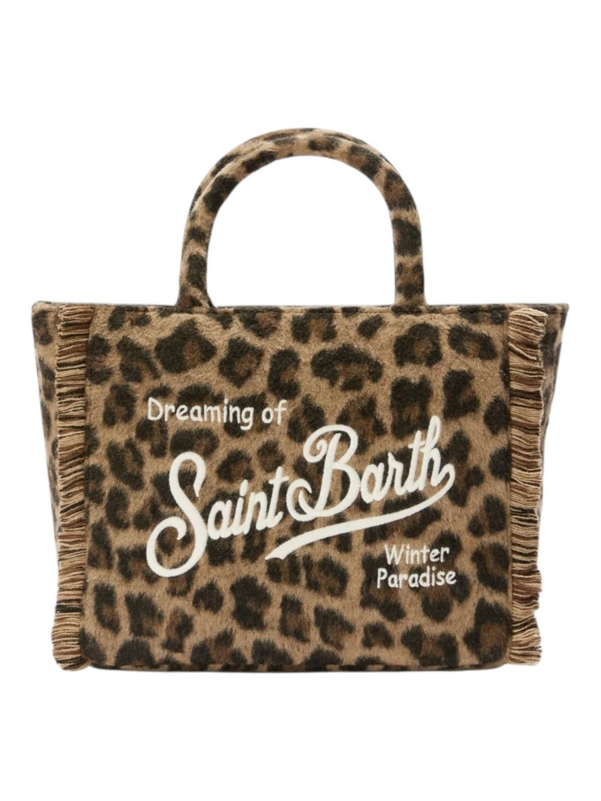 MC2 SAINT BARTH Borsa Donna  COLETTE FELT 00223I LEOPARD MIDI 18 EMB