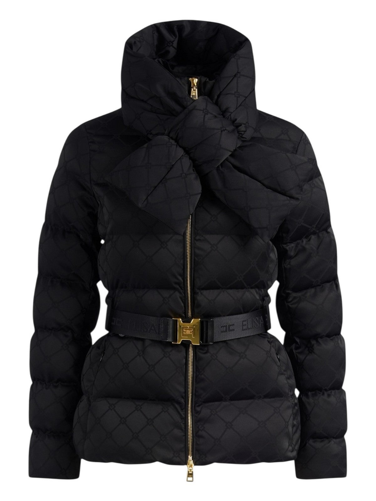 ELISABETTA FRANCHI Piumino Donna  PI83D56E2 110 Nero gioboutiqueweb