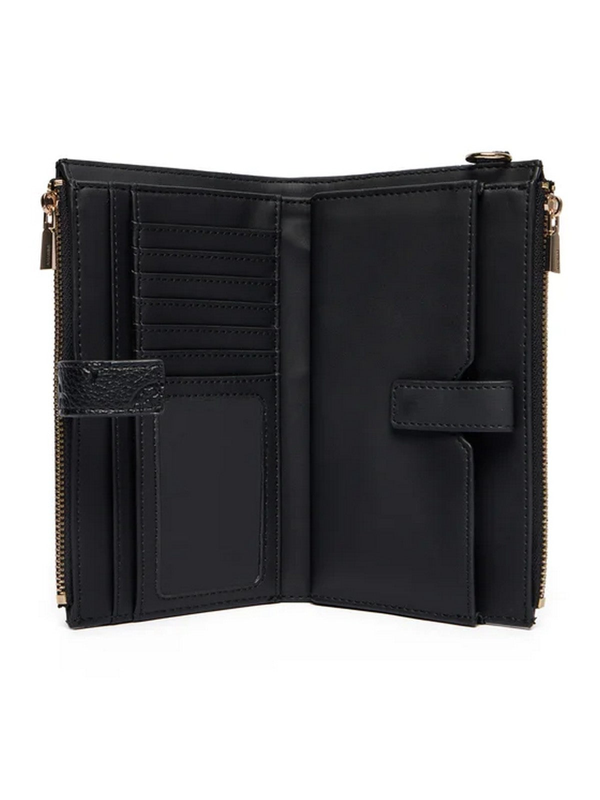 GUESS Portafoglio Donna CRESIDIA II SLG DBL ZIP ORGNZR SWPD98 88157 BLO BLACK LOGO gioboutiqueweb