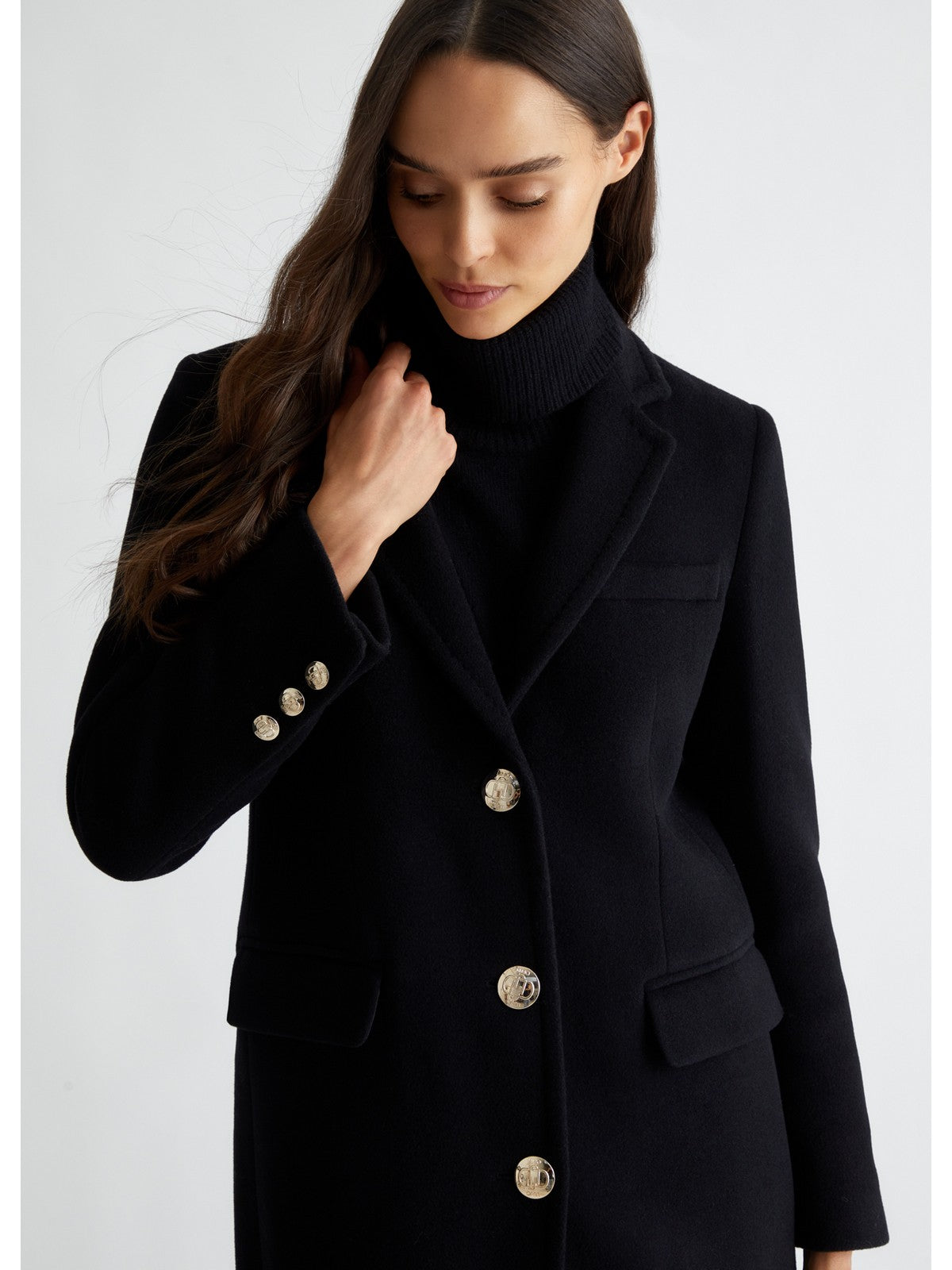 LIU JO BLACK Cappotto Donna  CF4333T2583 22222 Nero gioboutiqueweb