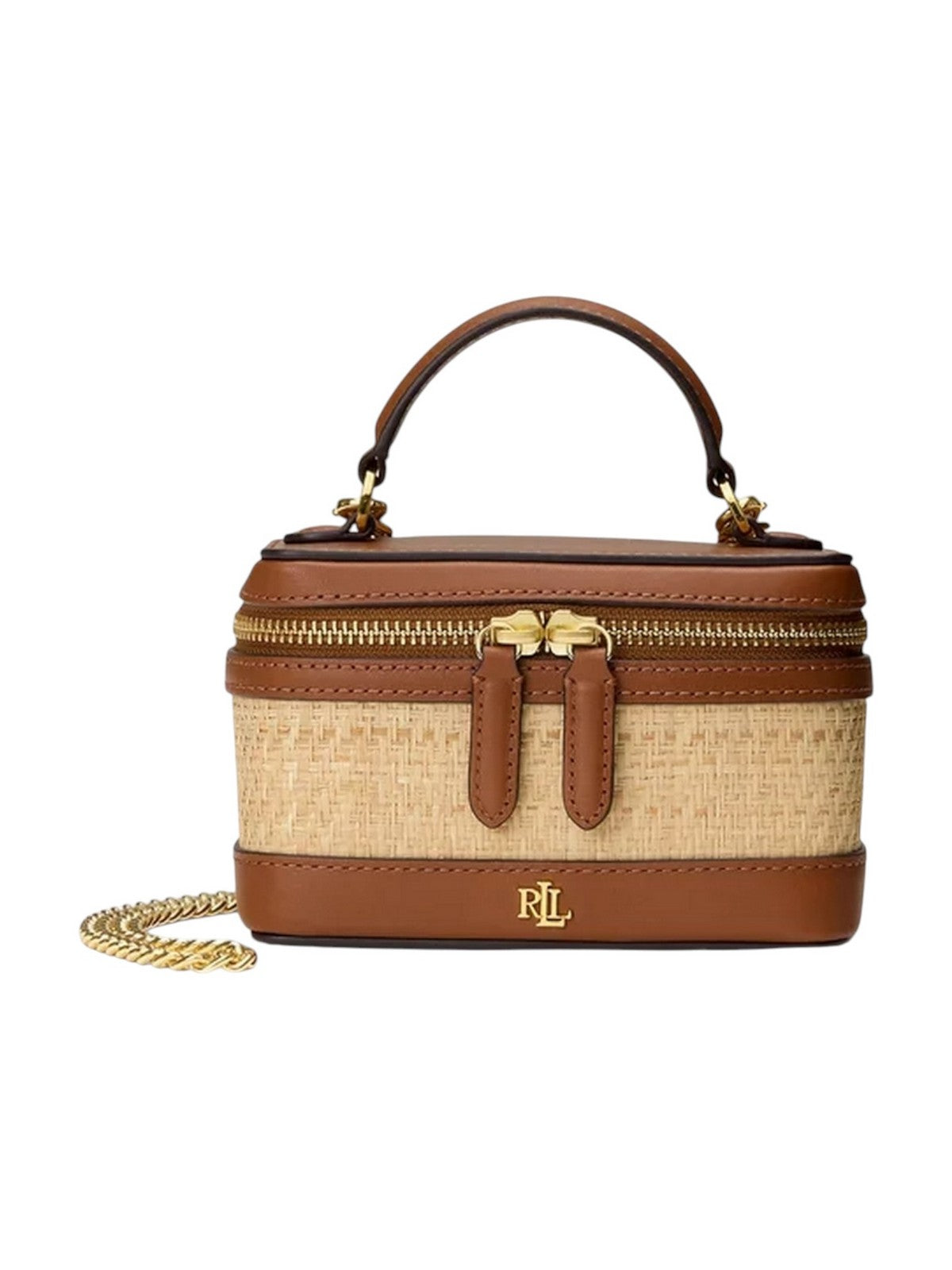 LAUREN RALPH LAUREN Borsa Donna HALLEE-CROSSBODY-SMALL 431P06089 001 NATURAL/LAUREN TAN gioboutiqueweb