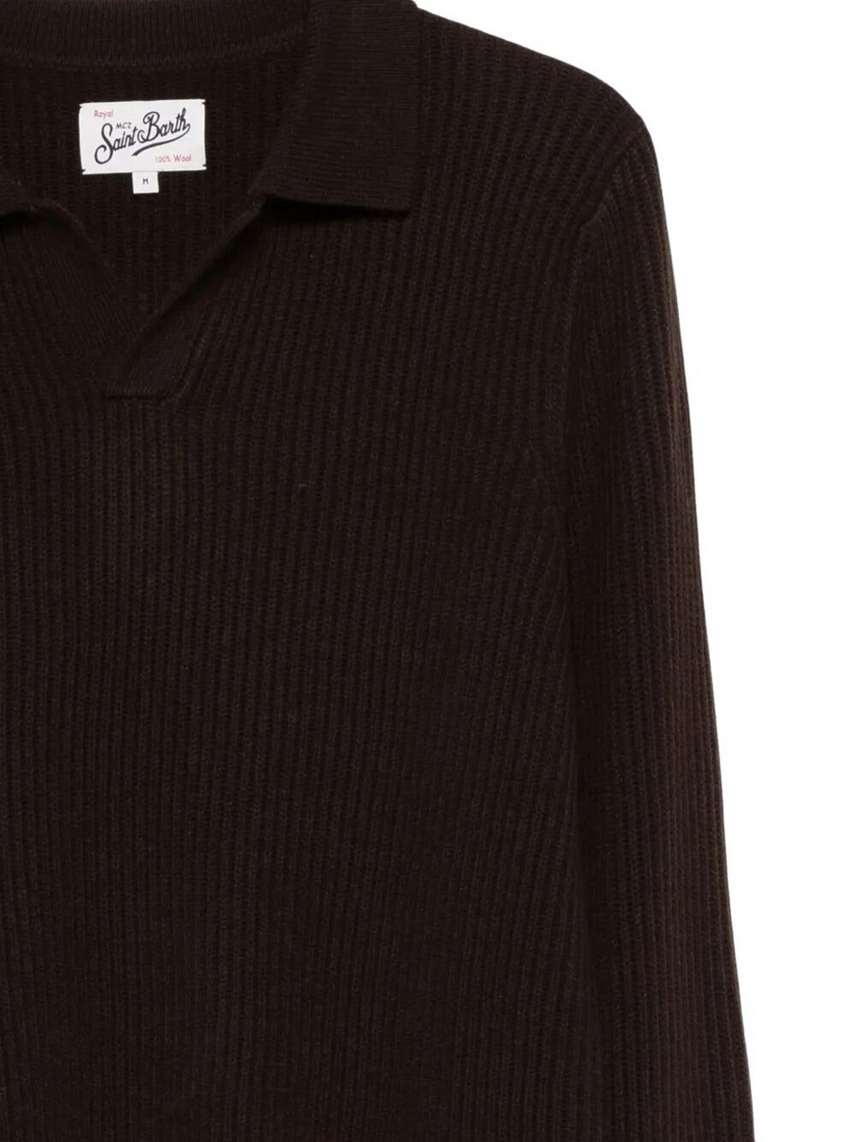 MC2 SAINT BARTH Maglione Uomo  DOWNING WOOL 00029I 18H DARK BROWN
