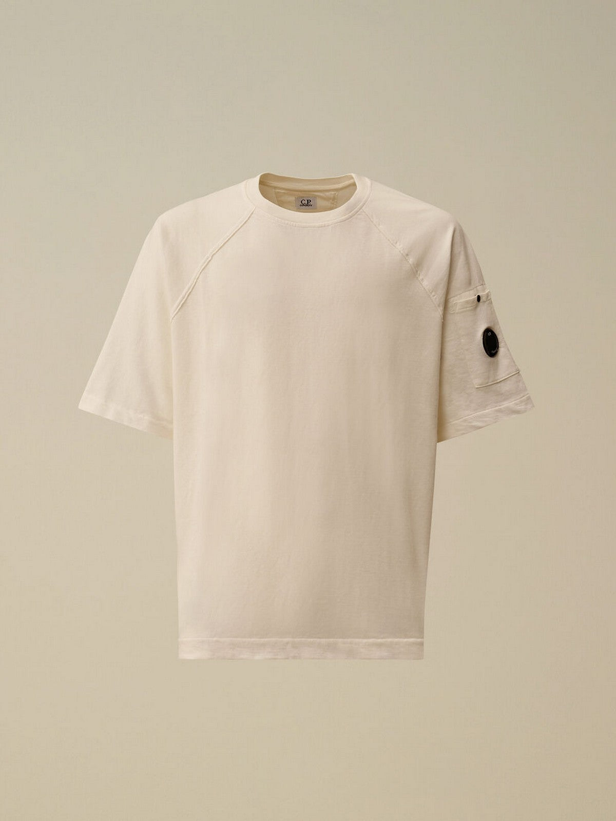 C.P. COMPANY T-shirt Uomo  20CMSS034A002246G 103 103 - GAUZE WHITE