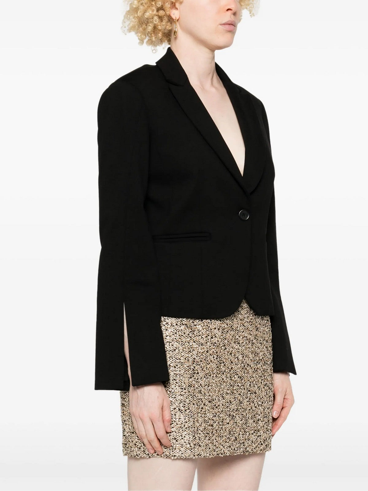 LIU JO WHITE Giacca Donna  WF4388J9189 22222 Nero gioboutiqueweb