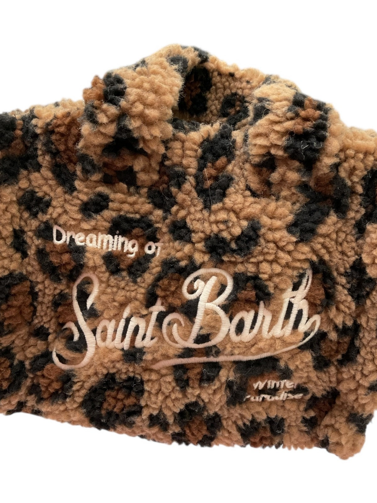 MC2 SAINT BARTH Borsa Donna  VANITY MINI TEDDY 01475I LEOPARD 1218 EMB