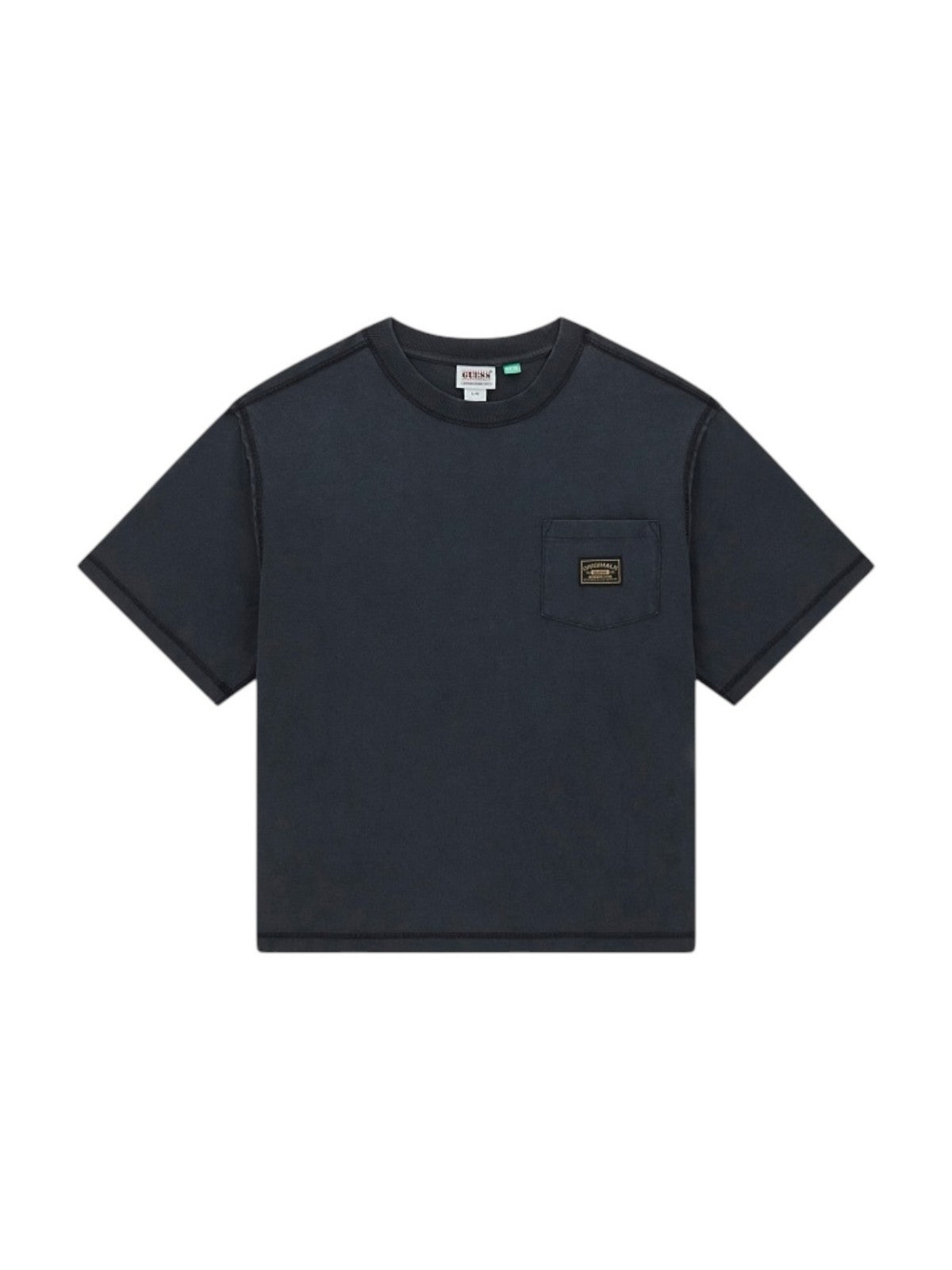 GUESS T-shirt Uomo GO SS BOXY TEE M6RI60 K8FQ4 JTMU JET BLACK MULTI gioboutiqueweb