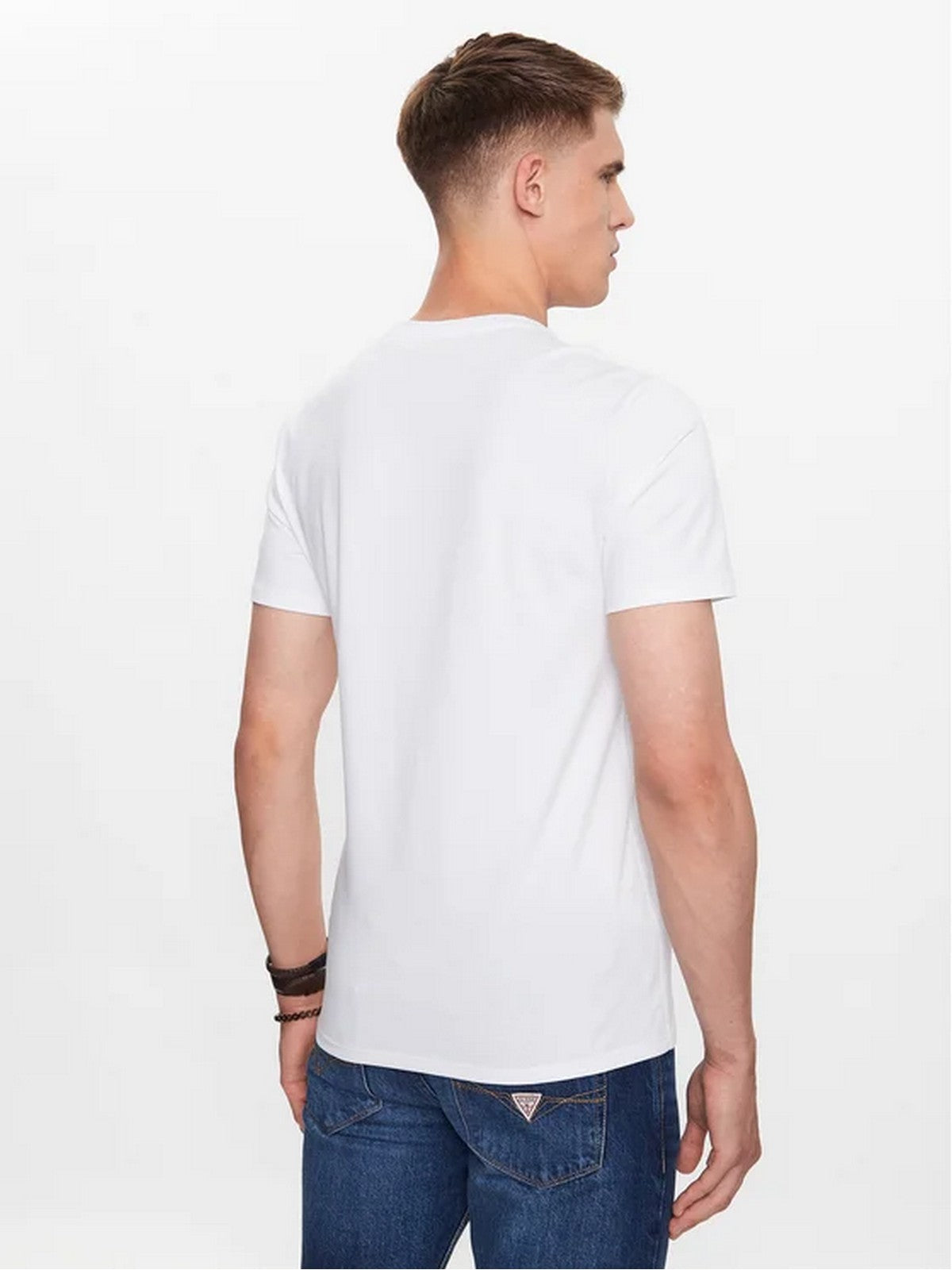 Ratet T-Shirts und Herren Pole CN SS CORE TEE M2YI36 I3Z14 G011 Weiß