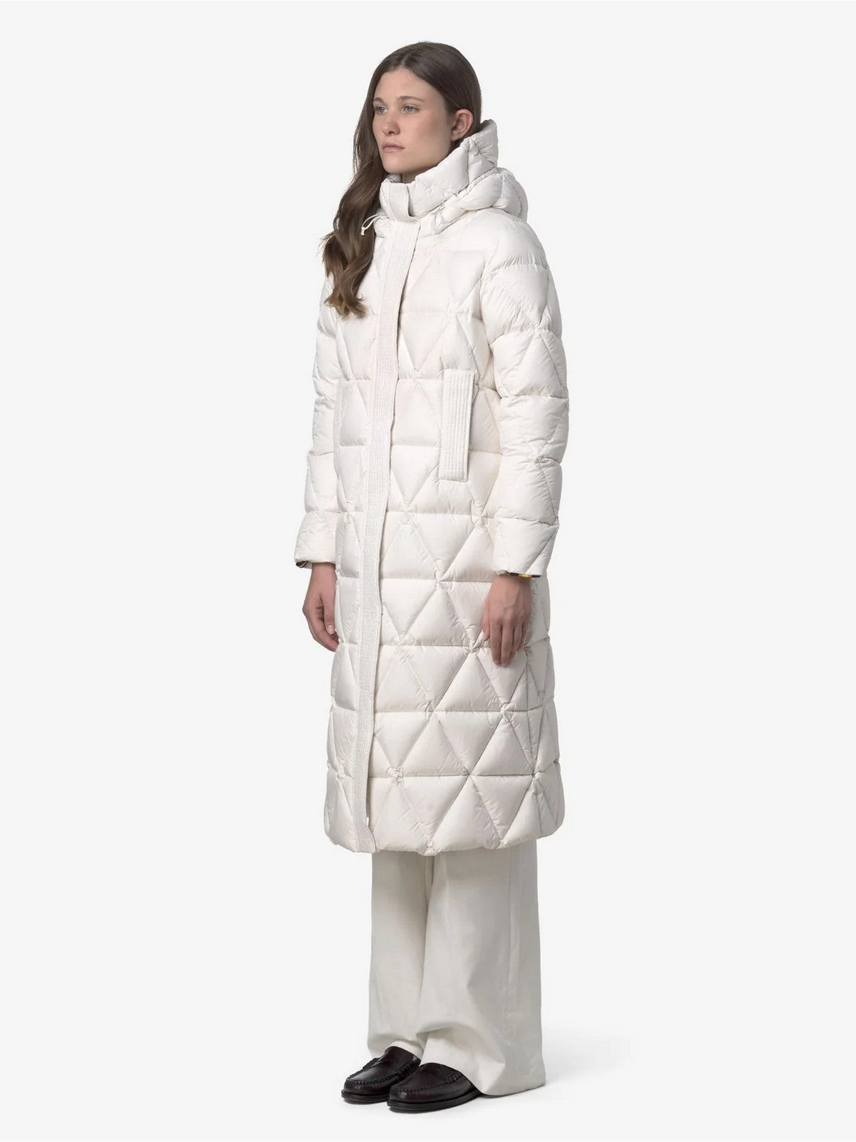 K-WAY Piumino Donna RUENNE THERMO MICROFIBER K7136JW B2Z WHITE GARDENIA COMBO