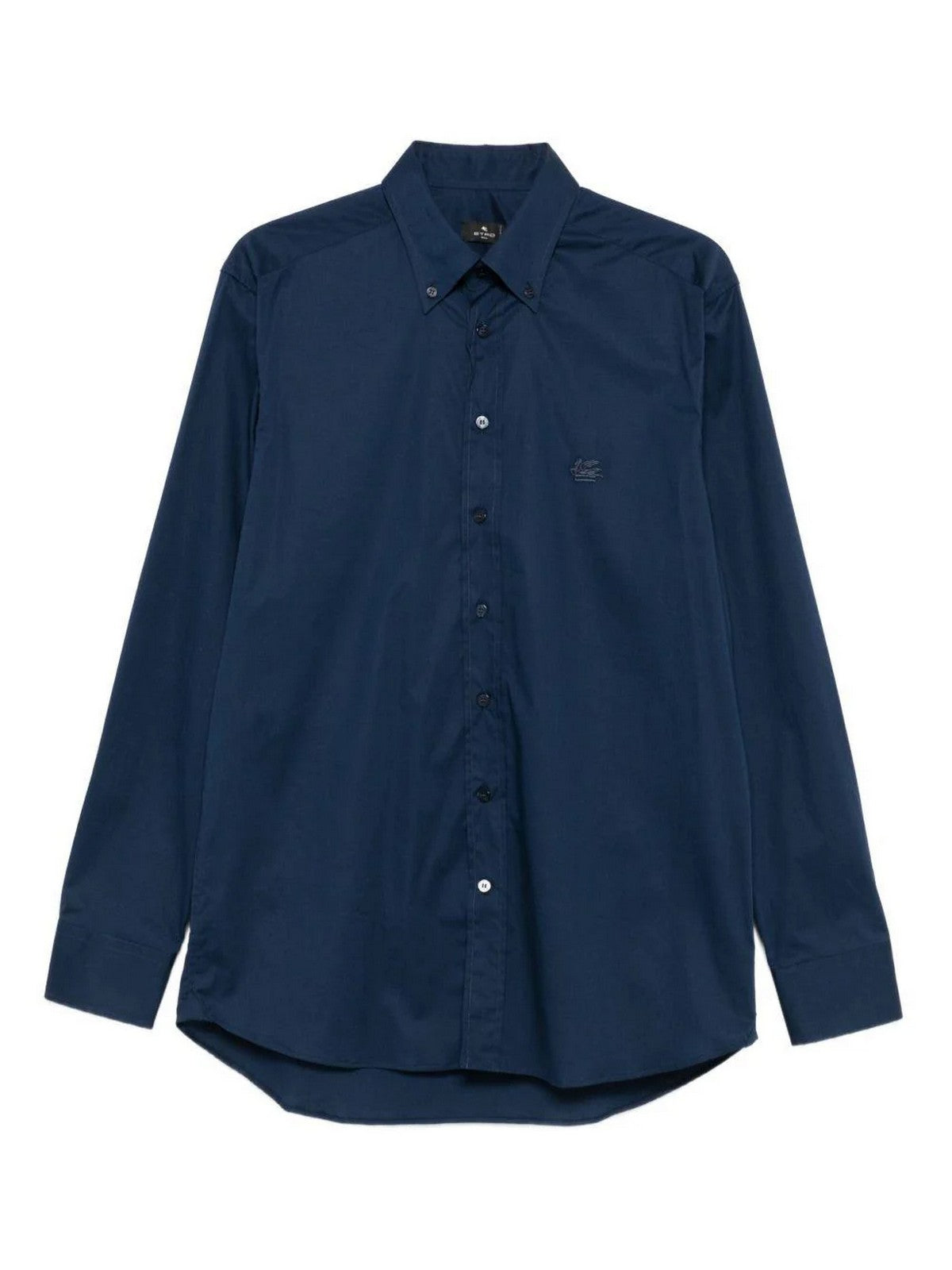 ETRO Camicia Uomo SHIRT ROMA LOGO BD MRIB0004 AV607 B0339 Blu