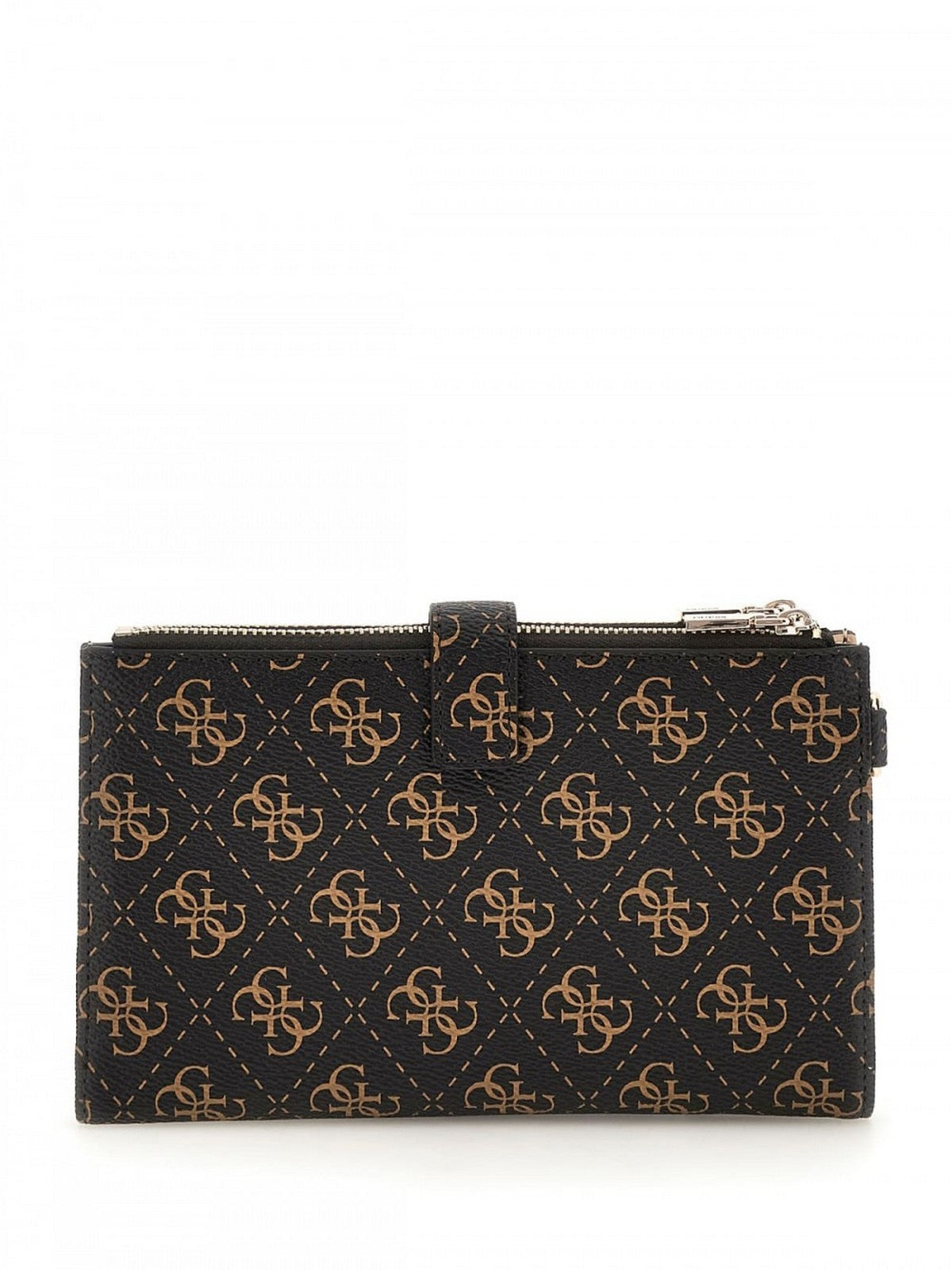 GUESS Portafoglio Donna LAUREL SLG DBL ZIP ORGANIZER SWQE85 00157 BNL Marrone