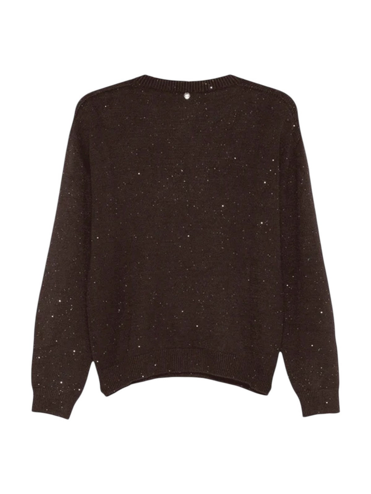 LIU JO WHITE Maglione Donna  MF5483MA27R A4367 Cioccolato met