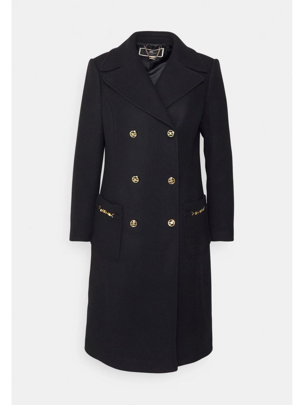 ELISABETTA FRANCHI Cappotto Donna  CP00226E2 110 Nero gioboutiqueweb