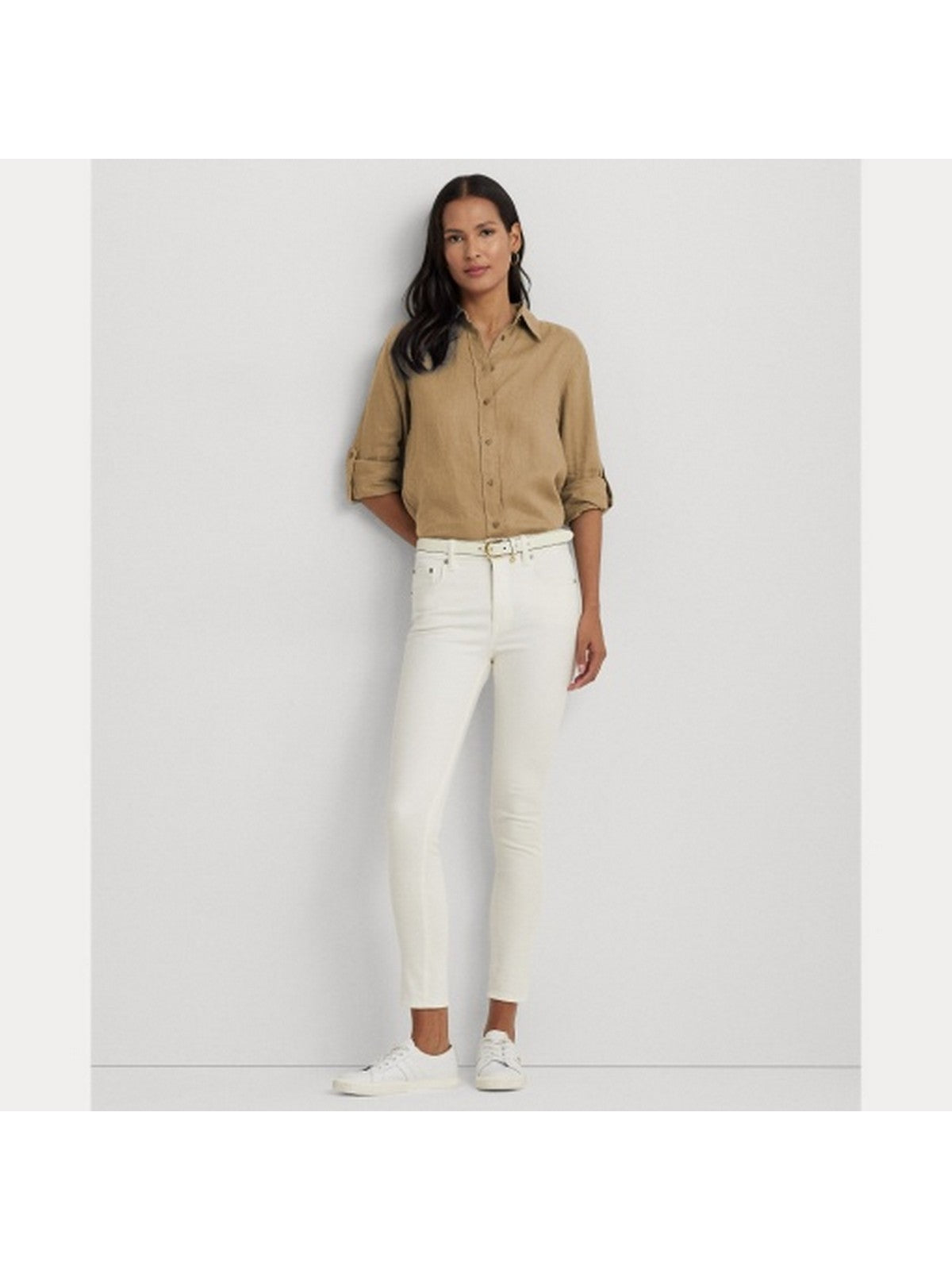 LAUREN RALPH LAUREN Camicia Donna Karrie 200782777 060 Marrone gioboutiqueweb