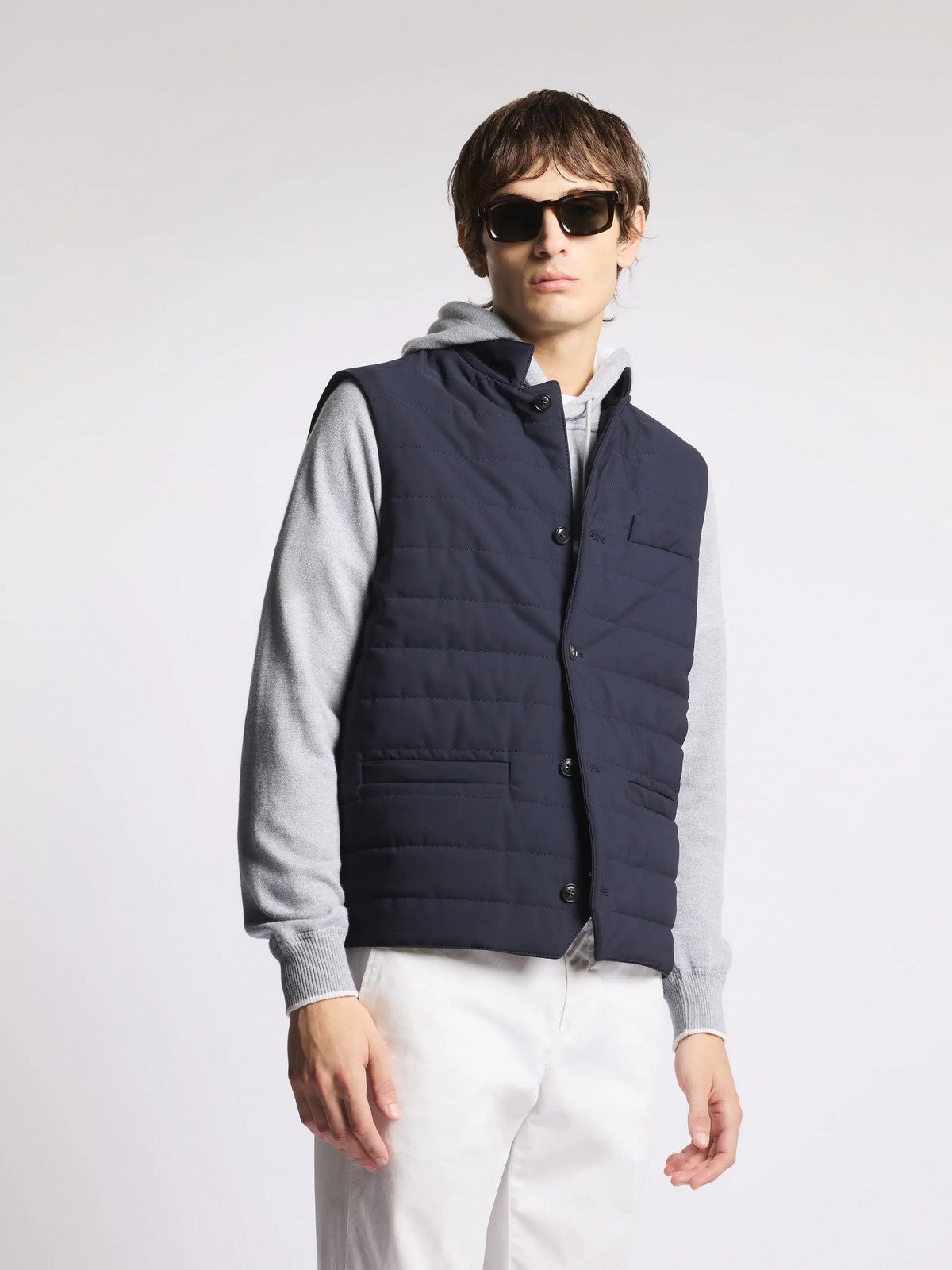 FAY Gilet Uomo  NAM2052009SZCJU807 BLU NAVY gioboutiqueweb