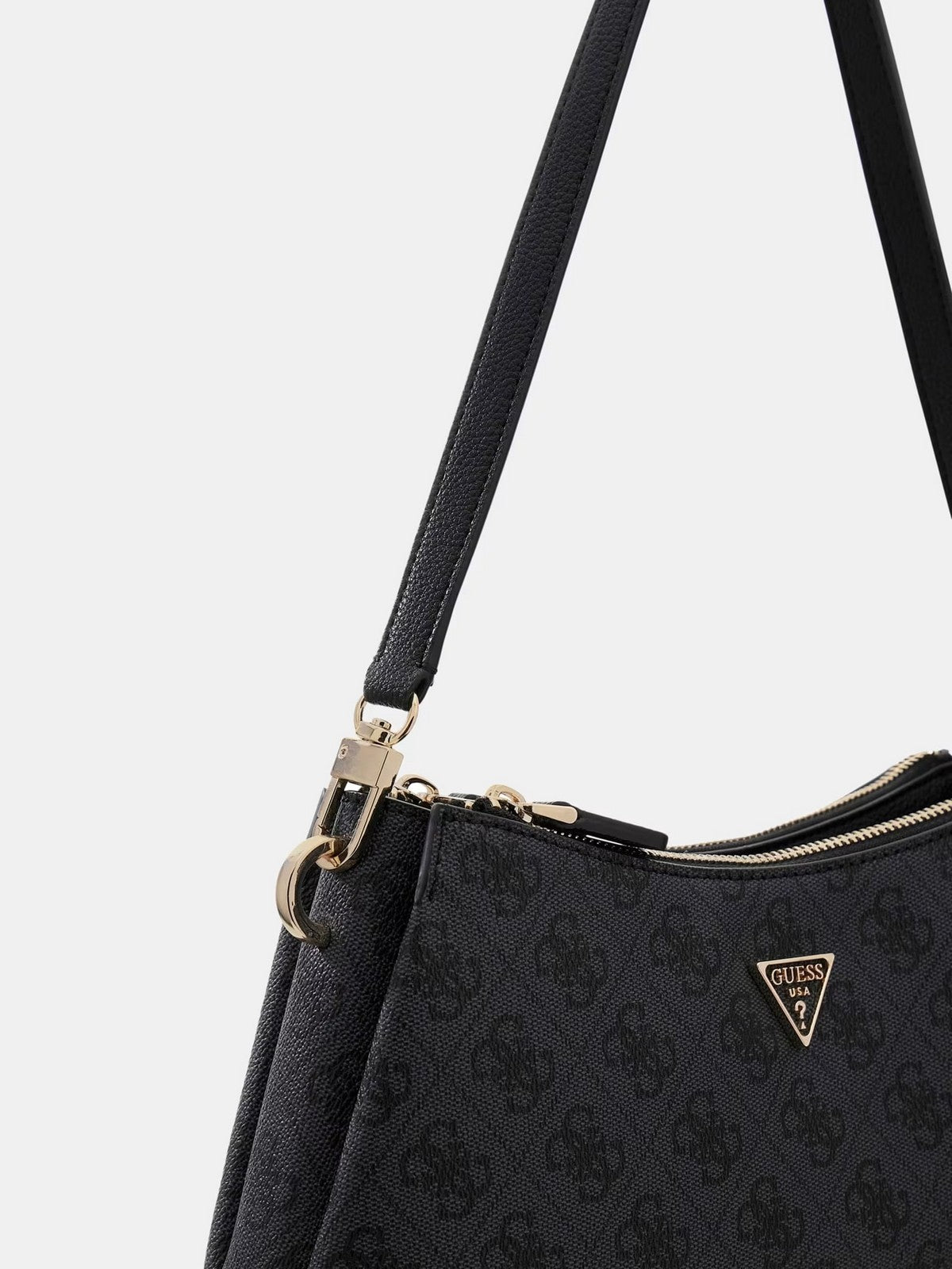 GUESS Borsa Donna NOELLE II 3 COMP SHLDR XBODY HWBG96 72730 CLO COAL LOGO gioboutiqueweb