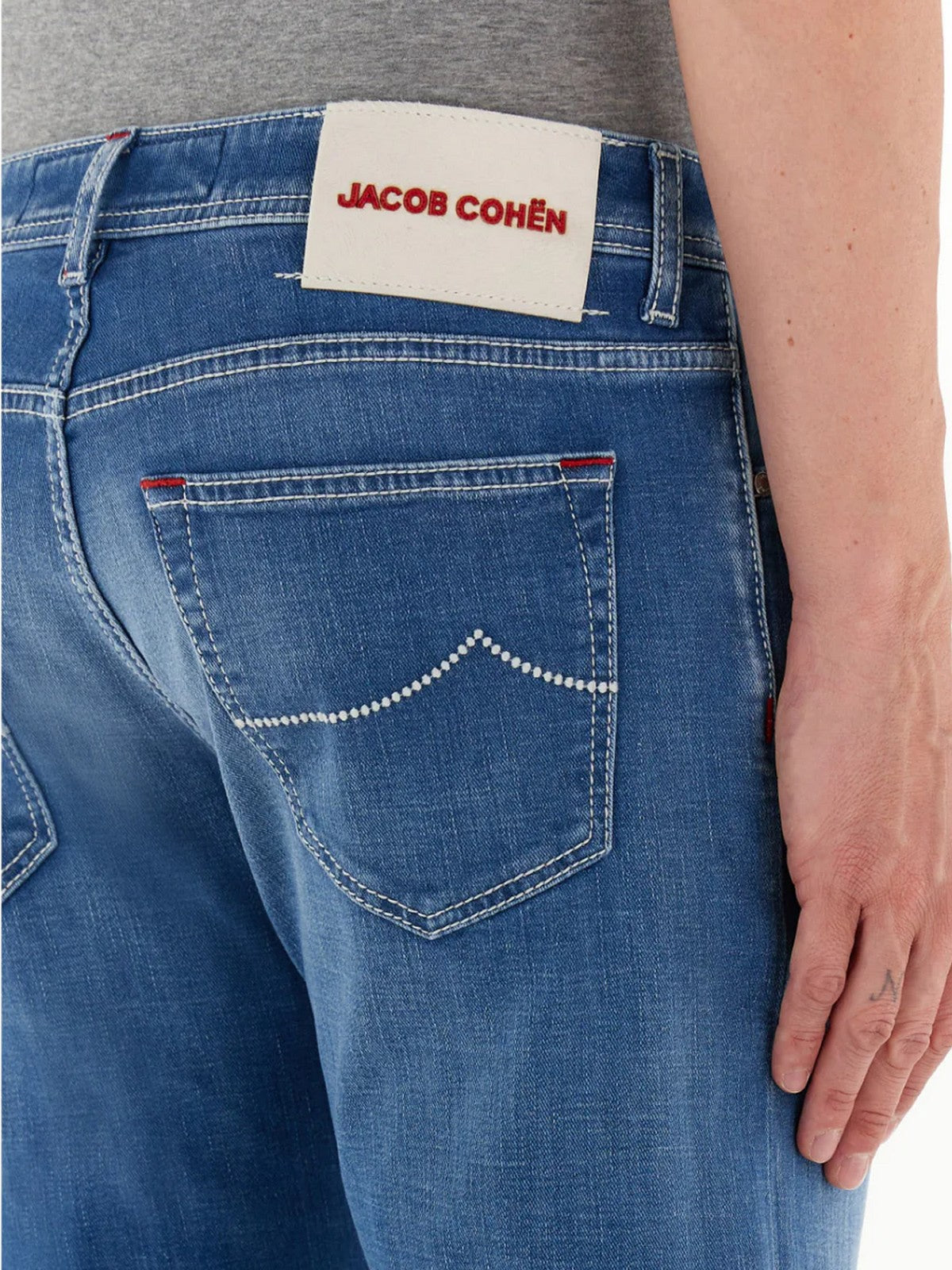 JACOB COHEN Jeans Uomo  JUM_QE007 062 S4260 V2 200D Blu gioboutiqueweb