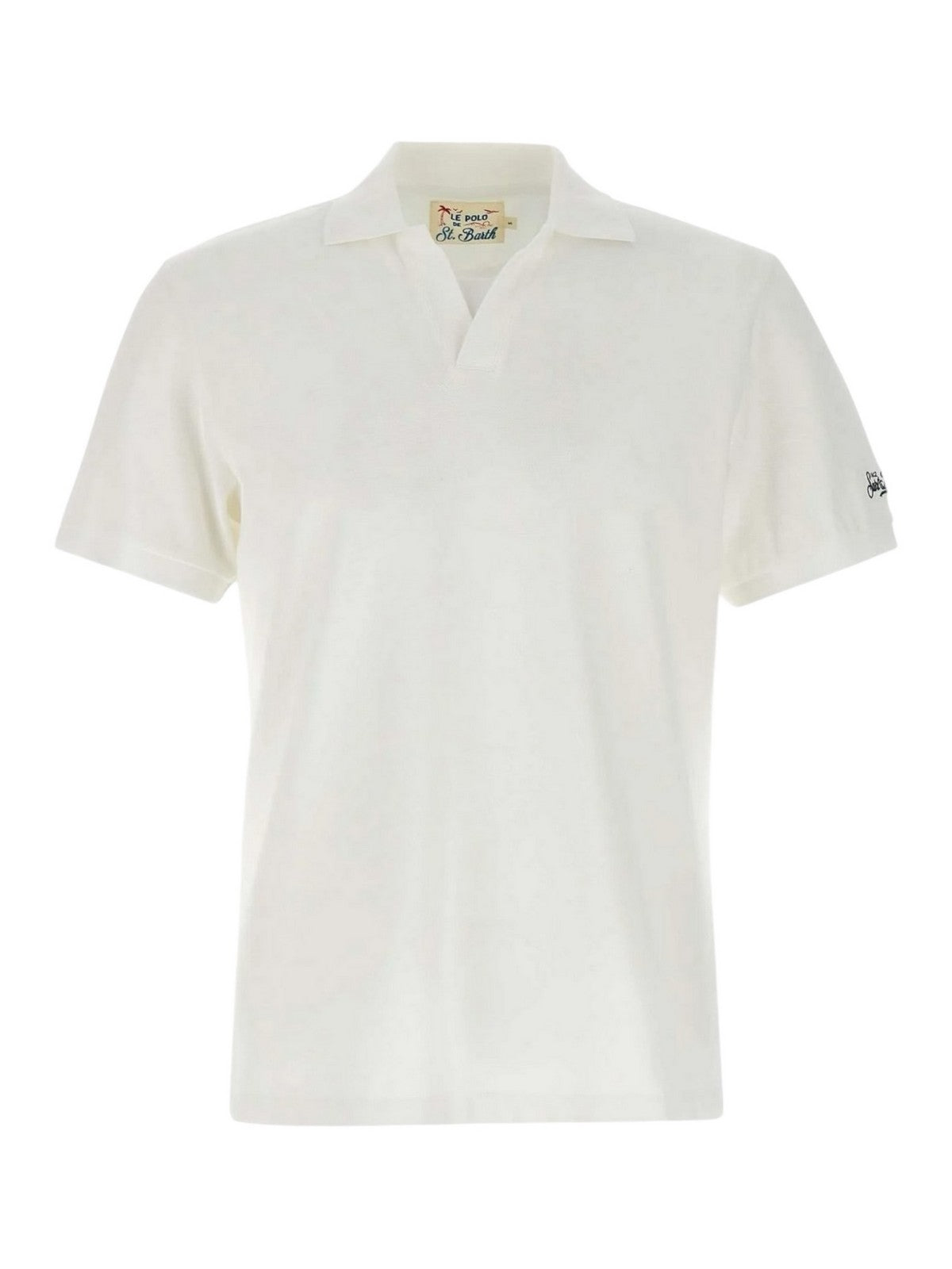 MC2 SAINT BARTH Polo Uomo  CHARLES 00032H 01N WHITE