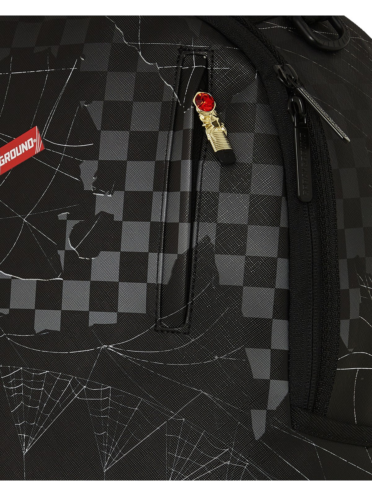 SPRAYGROUND Zaino Uomo SPIDER WEB DLXSV BACKPACK 910B7145NSZ Nero gioboutiqueweb
