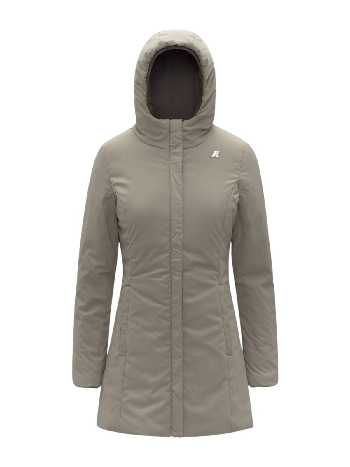 K-WAY Giubbino Donna DENISE ST WARM DOUBLE K6128UW B42 Black Olive - Green