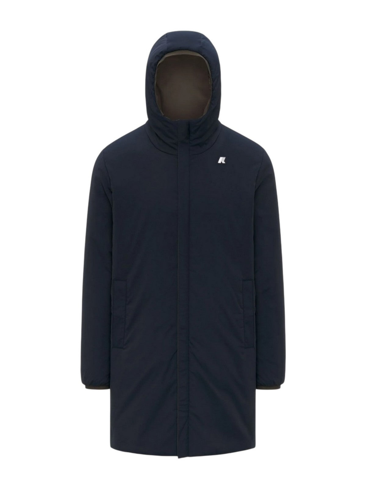 K-WAY Giubbino Uomo JACOB ST WARM DOUBLE K6128WW B3A Black Olive - Blue D gioboutiqueweb