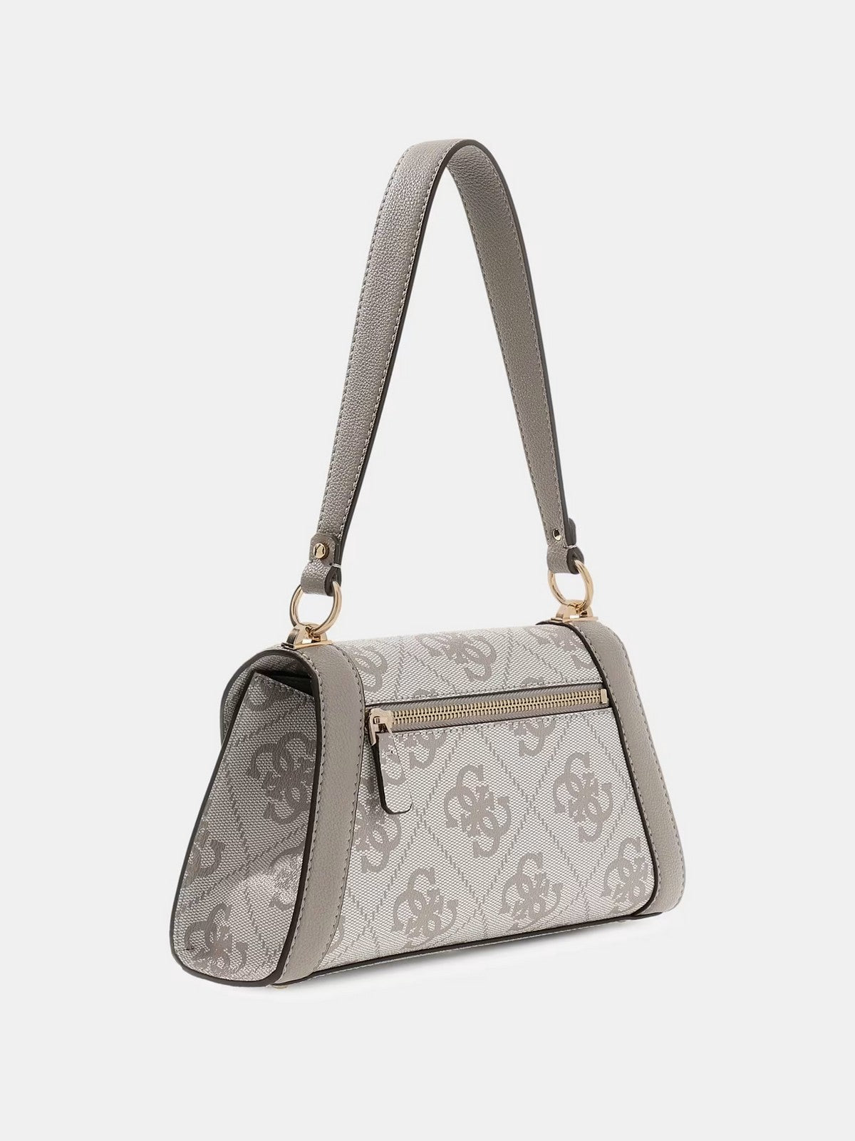 GUESS Borsa Donna KARNILLA LOGO FLAP SHLDR BAG HWOS99 01190 DKO DARK TAUPE LOGO gioboutiqueweb