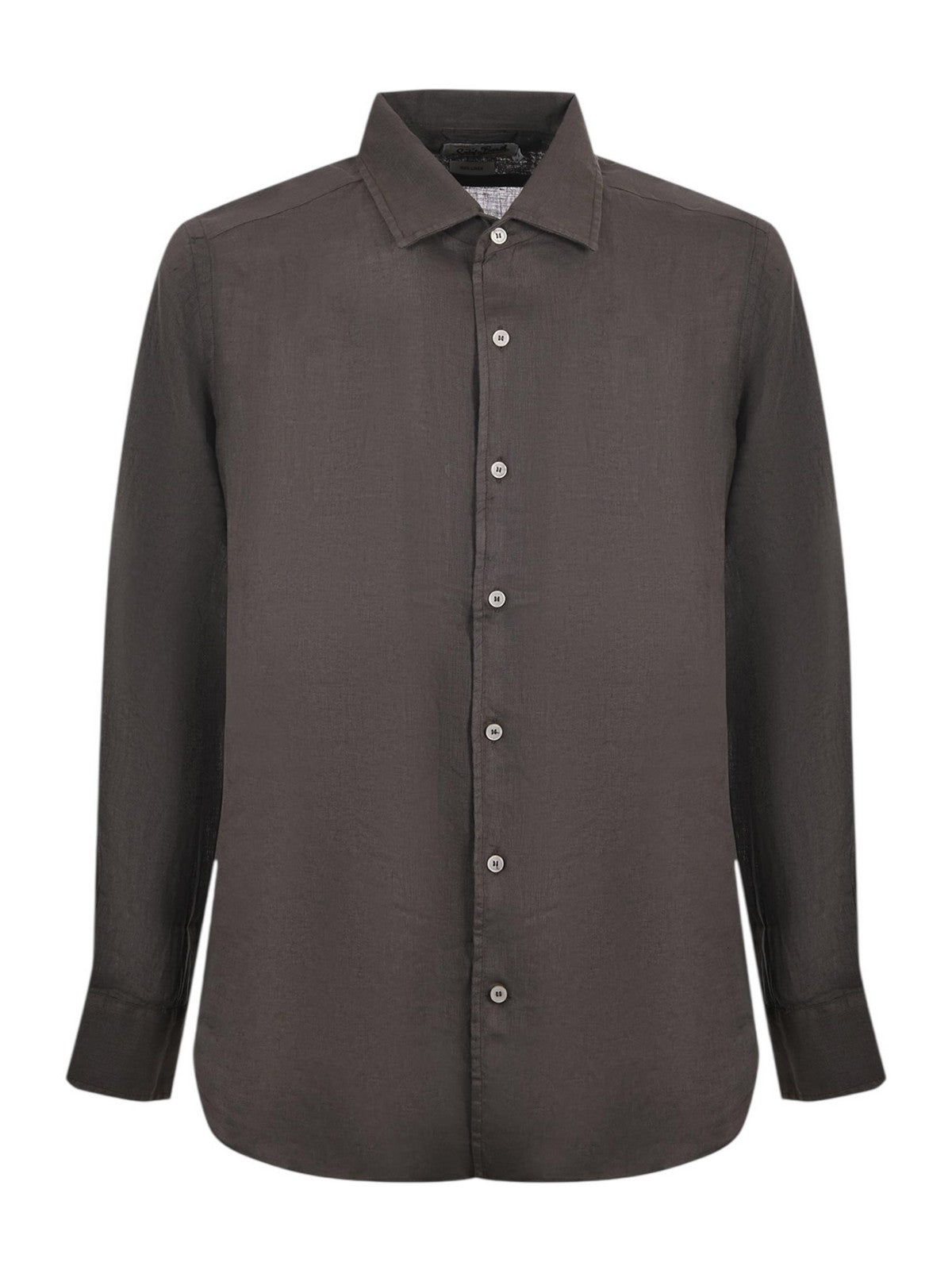 MC2 SAINT BARTH Camicia Uomo  RAPHAEL 00450L LINEN 52L KOMBU GREEN