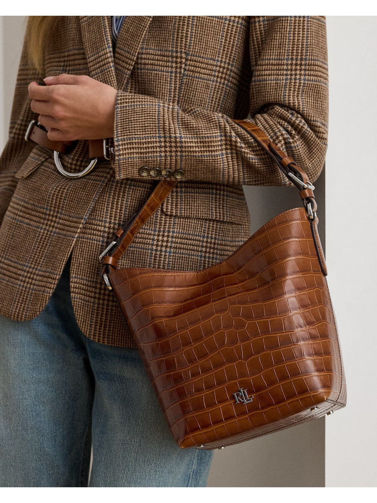 LAUREN RALPH LAUREN Borsa Donna  431980189 002 TOBACCO gioboutiqueweb