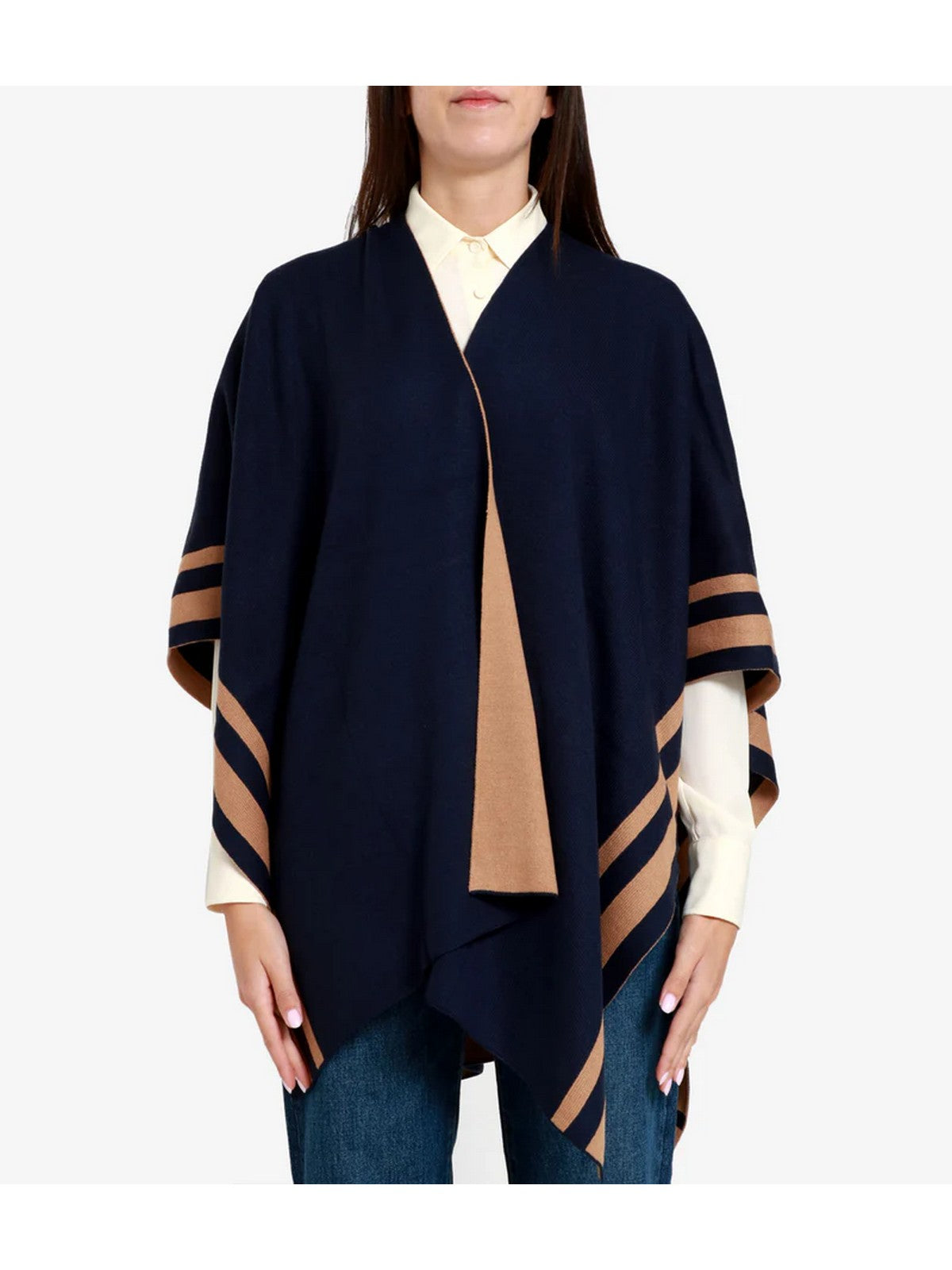 LAUREN RALPH LAUREN Mantella Donna  454960145 003 NAVY/CAMEL
