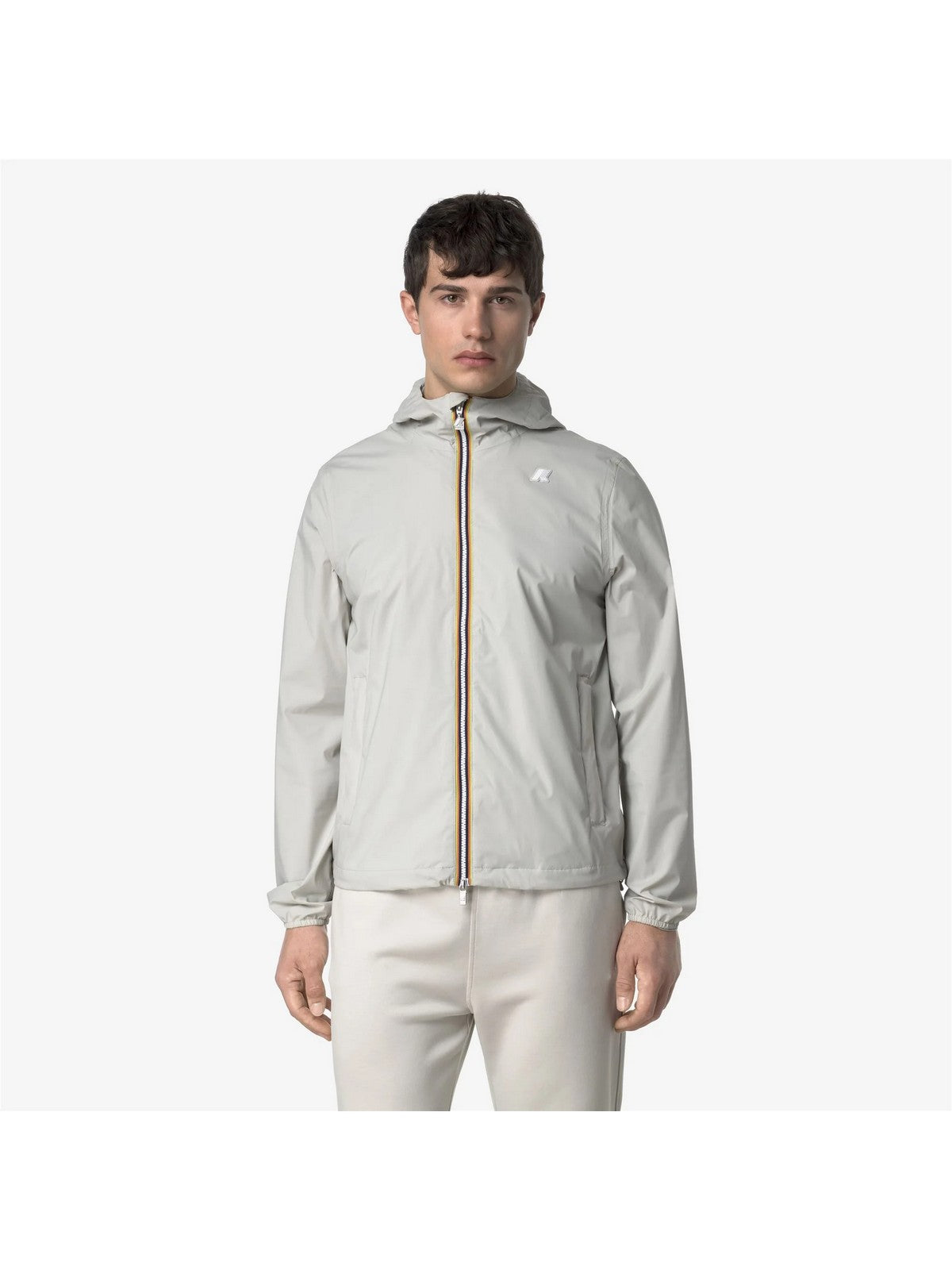 K-WAY Giubbino Uomo Jack  Stretch Nylon Jersey K3123UW 634 BEIGE LT